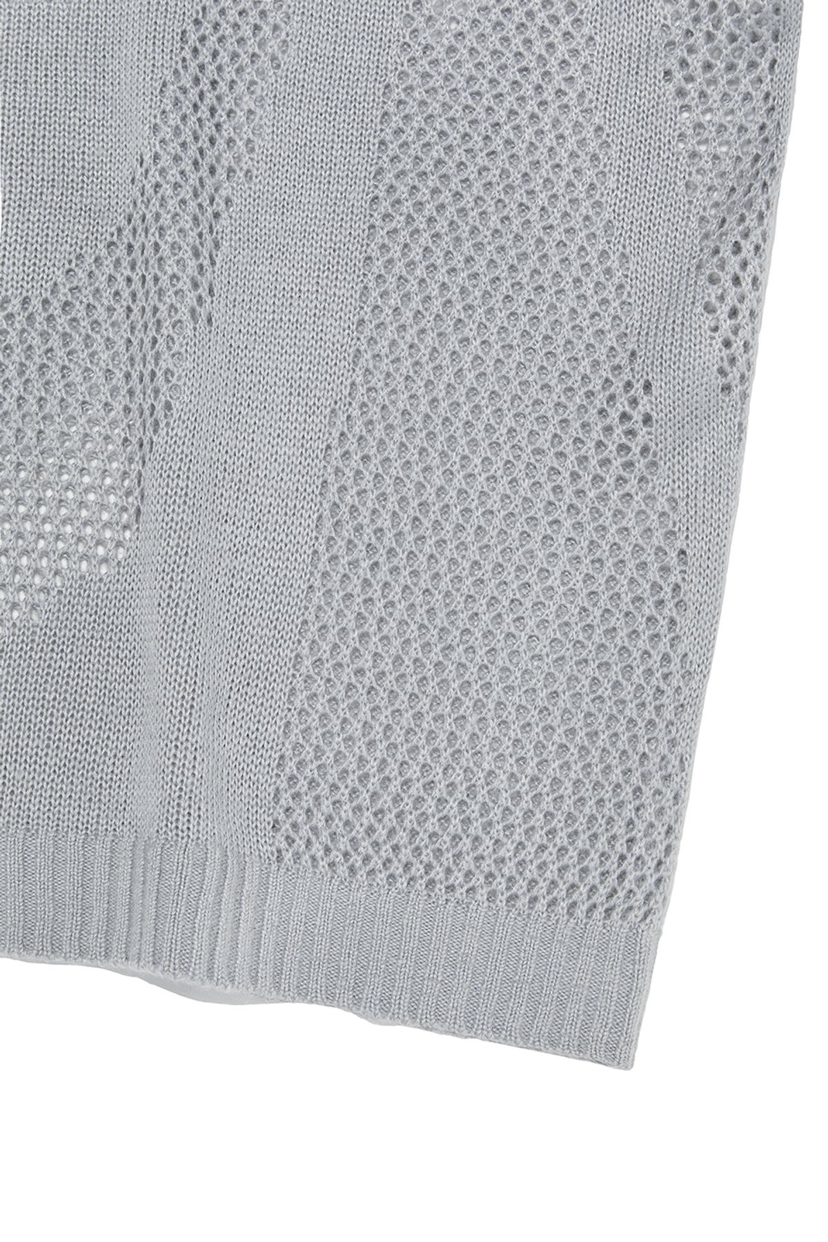 비바스튜디오(VIVASTUDIO) GROWTH RING HALF KNIT [LIGHT GRAY]