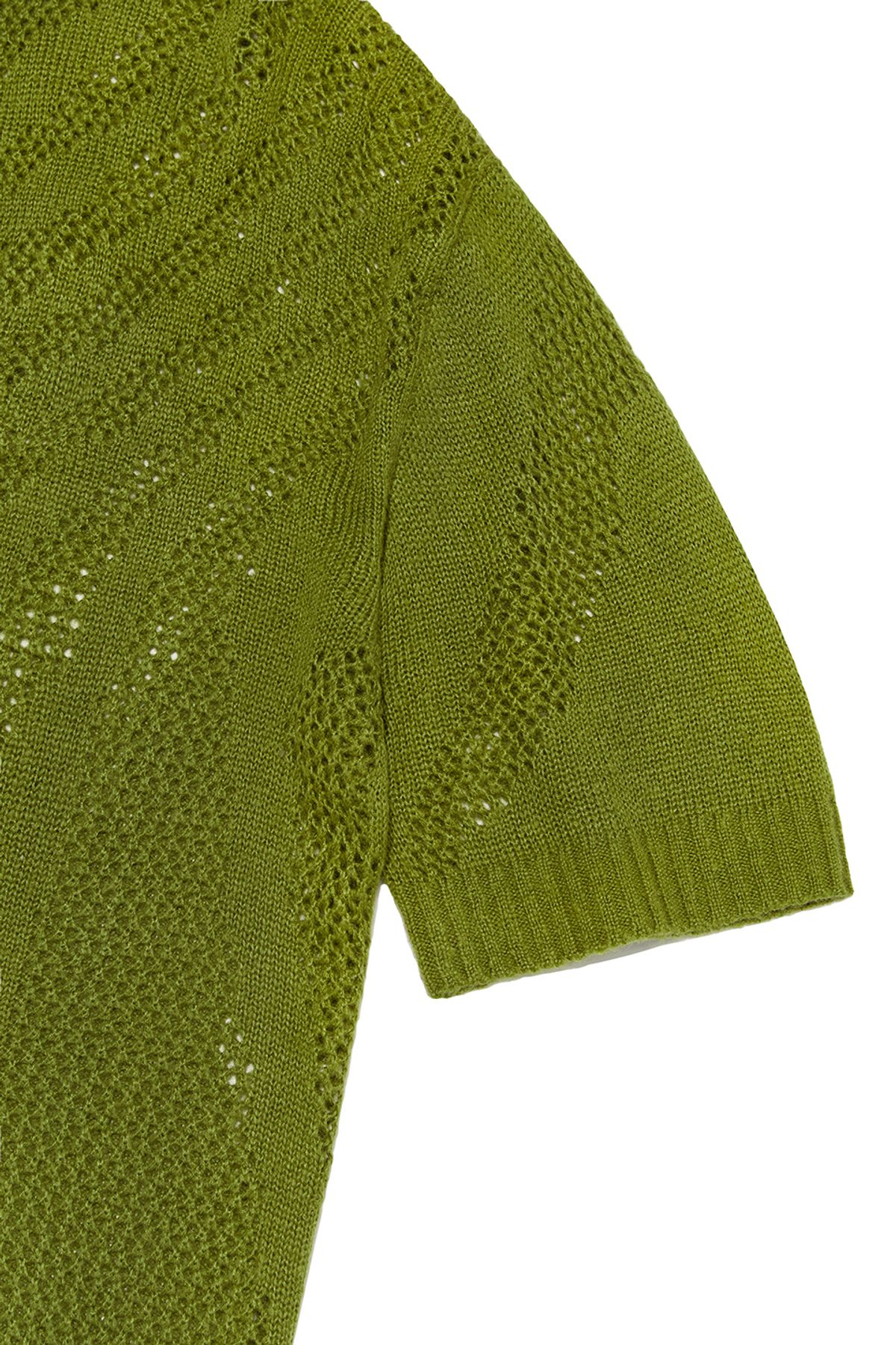 비바스튜디오(VIVASTUDIO) GROWTH RING HALF KNIT [LIGHT GREEN]