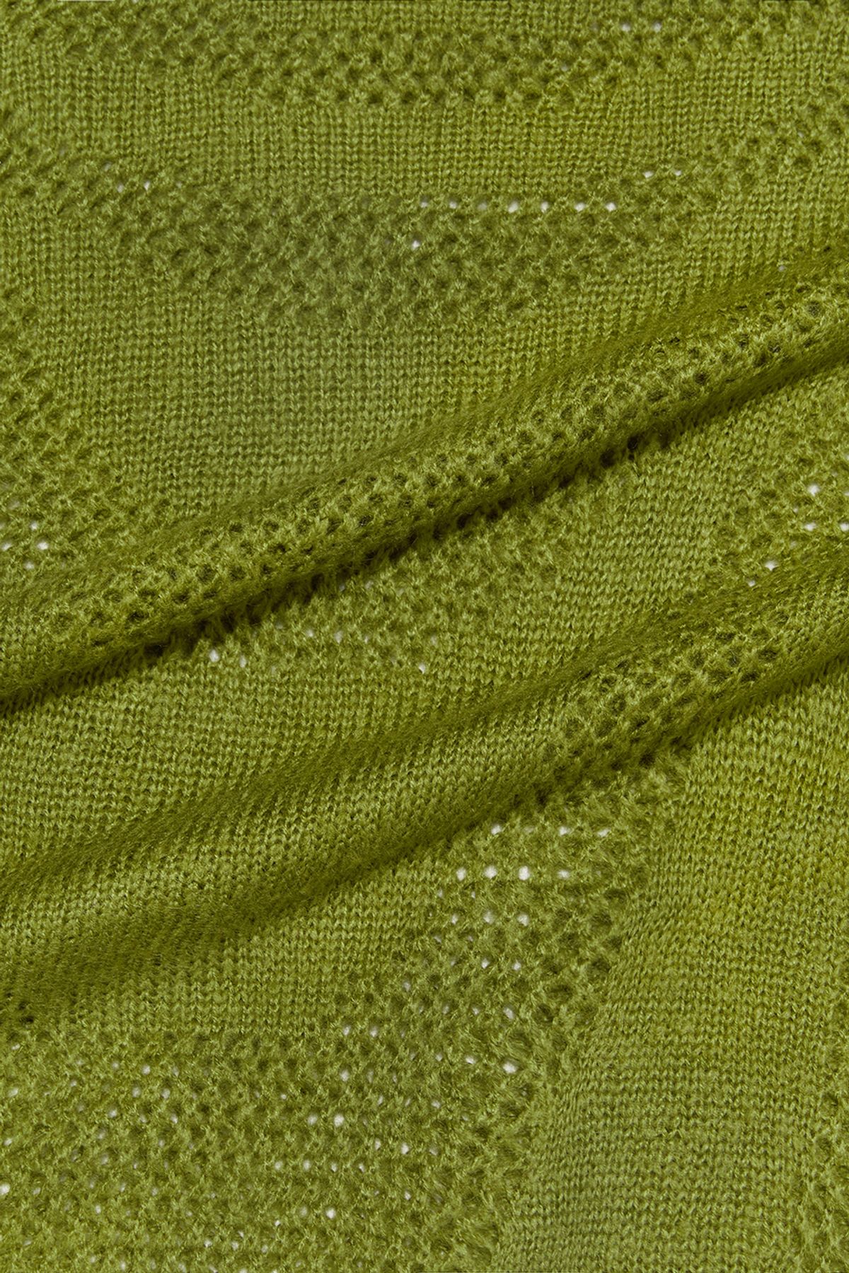 비바스튜디오(VIVASTUDIO) GROWTH RING HALF KNIT [LIGHT GREEN]