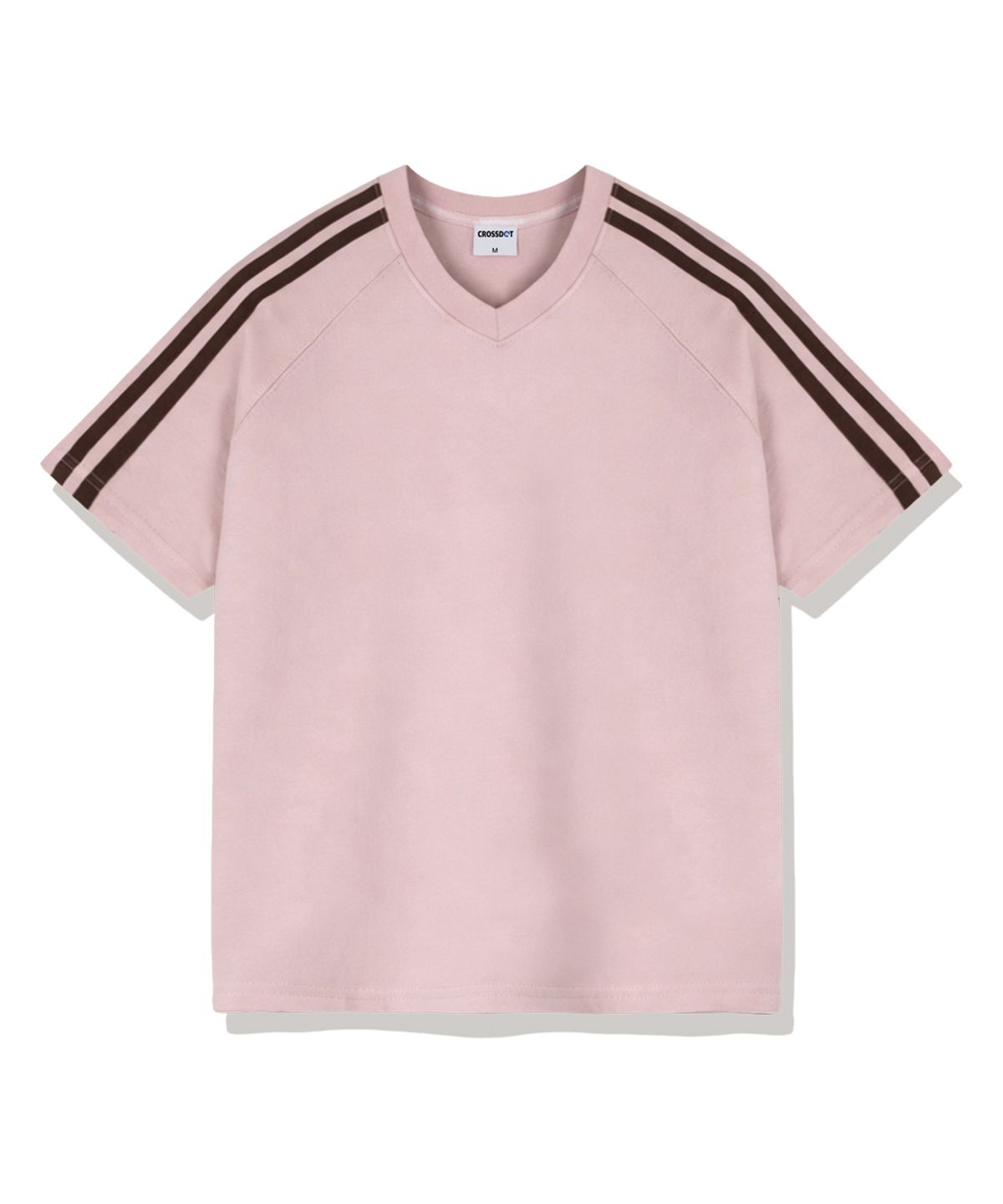 크로스닷(CROSSDOT) 에즈라 트랙 브이넥 반팔티셔츠 4 Color [CRSV_1001]