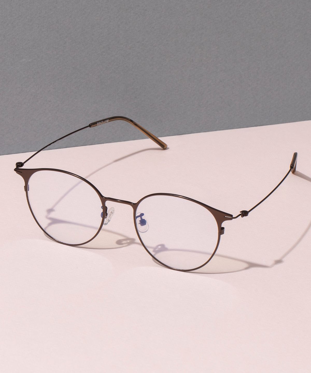 리끌로우(RECLOW) RC 스테인리스 안경 G712 BROWN