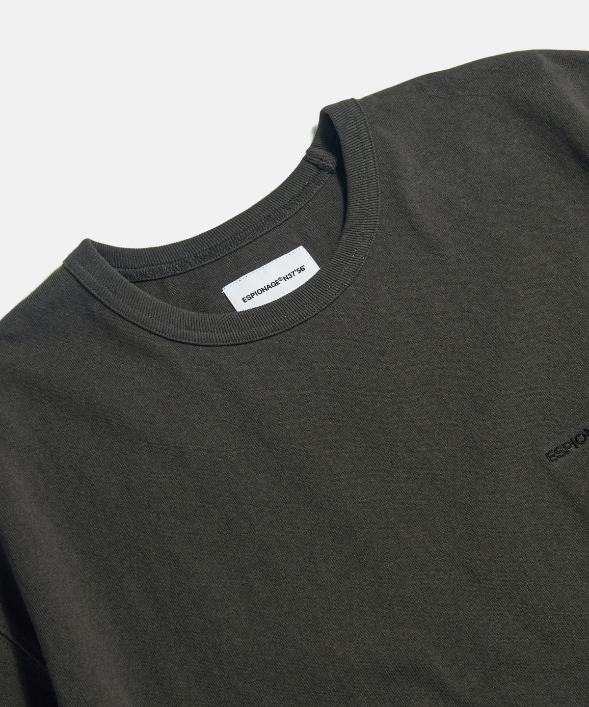 에스피오나지(ESPIONAGE) Standard Logo Heavyweight Tee Vintage Black