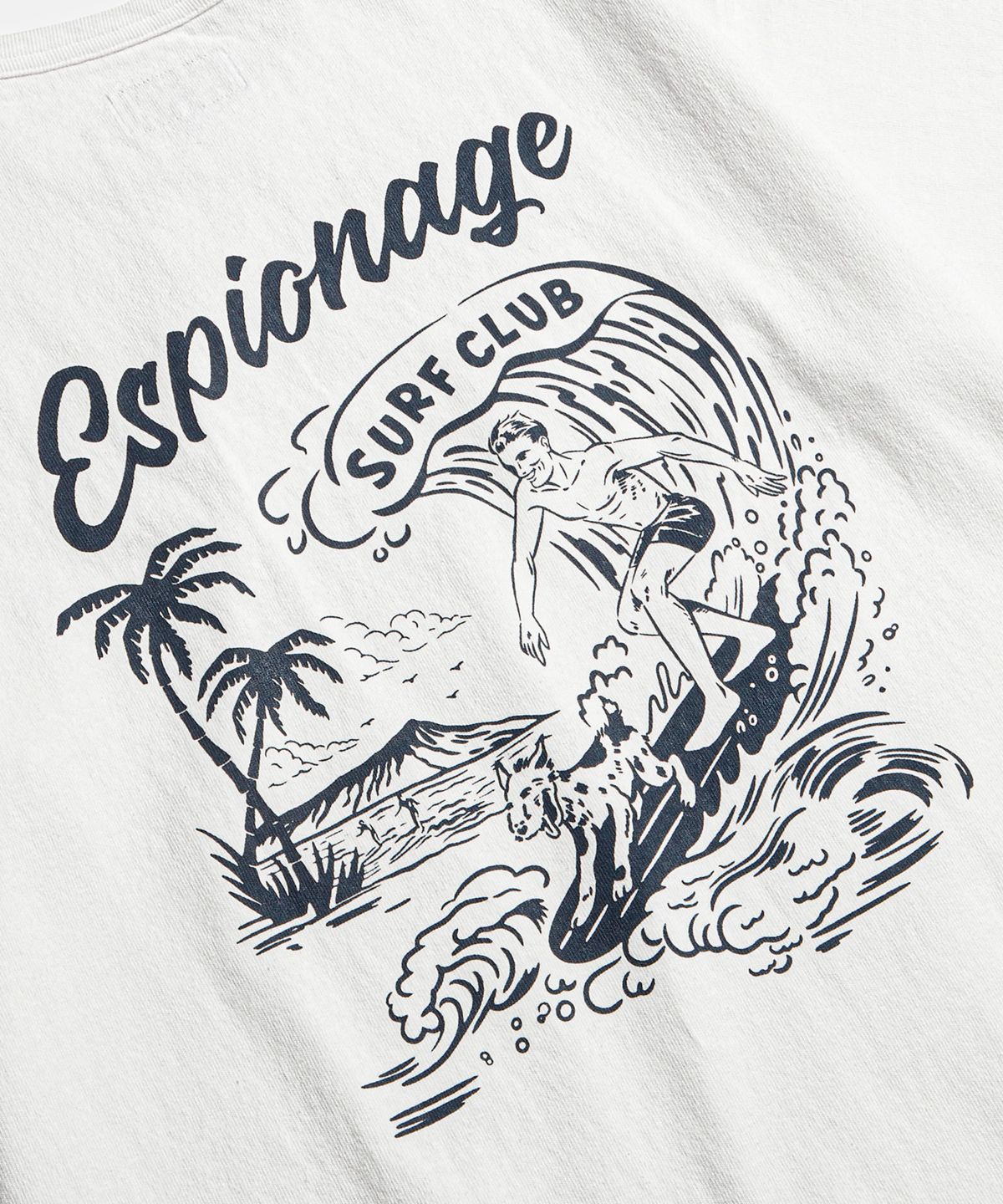 에스피오나지(ESPIONAGE) Surf Club Heavyweight Tee Off White