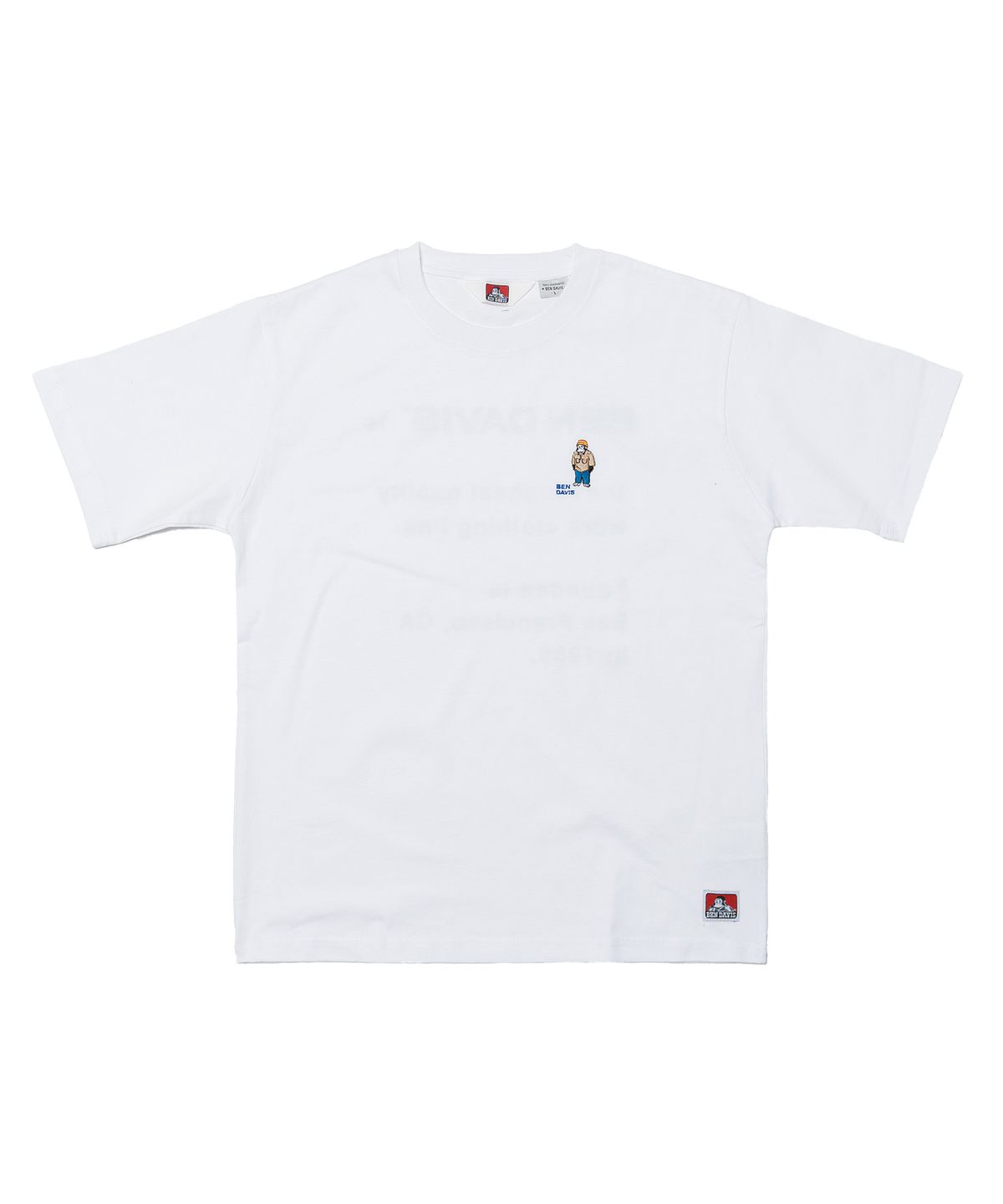 벤 데이비스(BEN DAVIS) WHITE LABEL GORILLA EMB SS TEE KHAKI