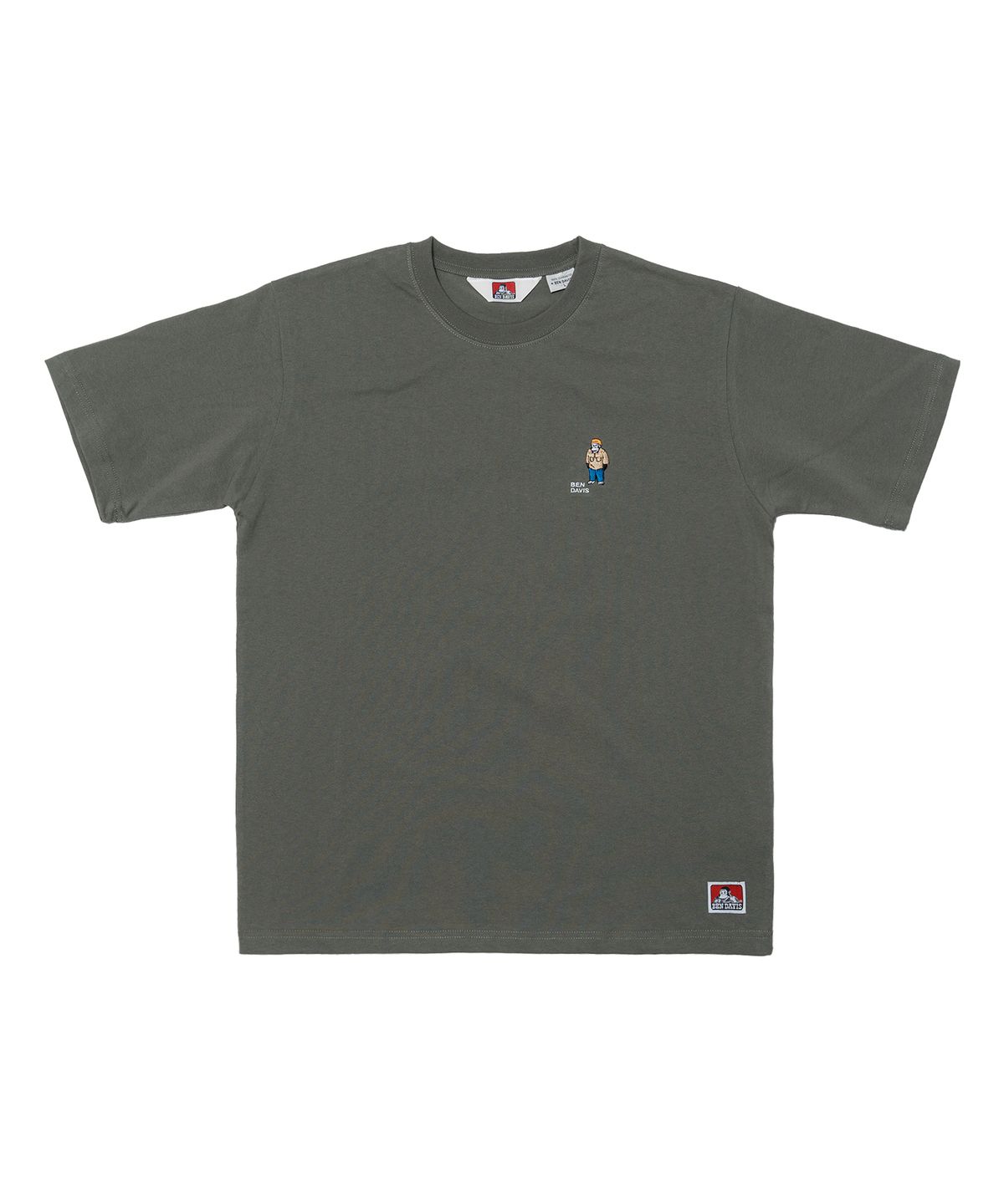 벤 데이비스(BEN DAVIS) WHITE LABEL GORILLA EMB SS TEE BLACK