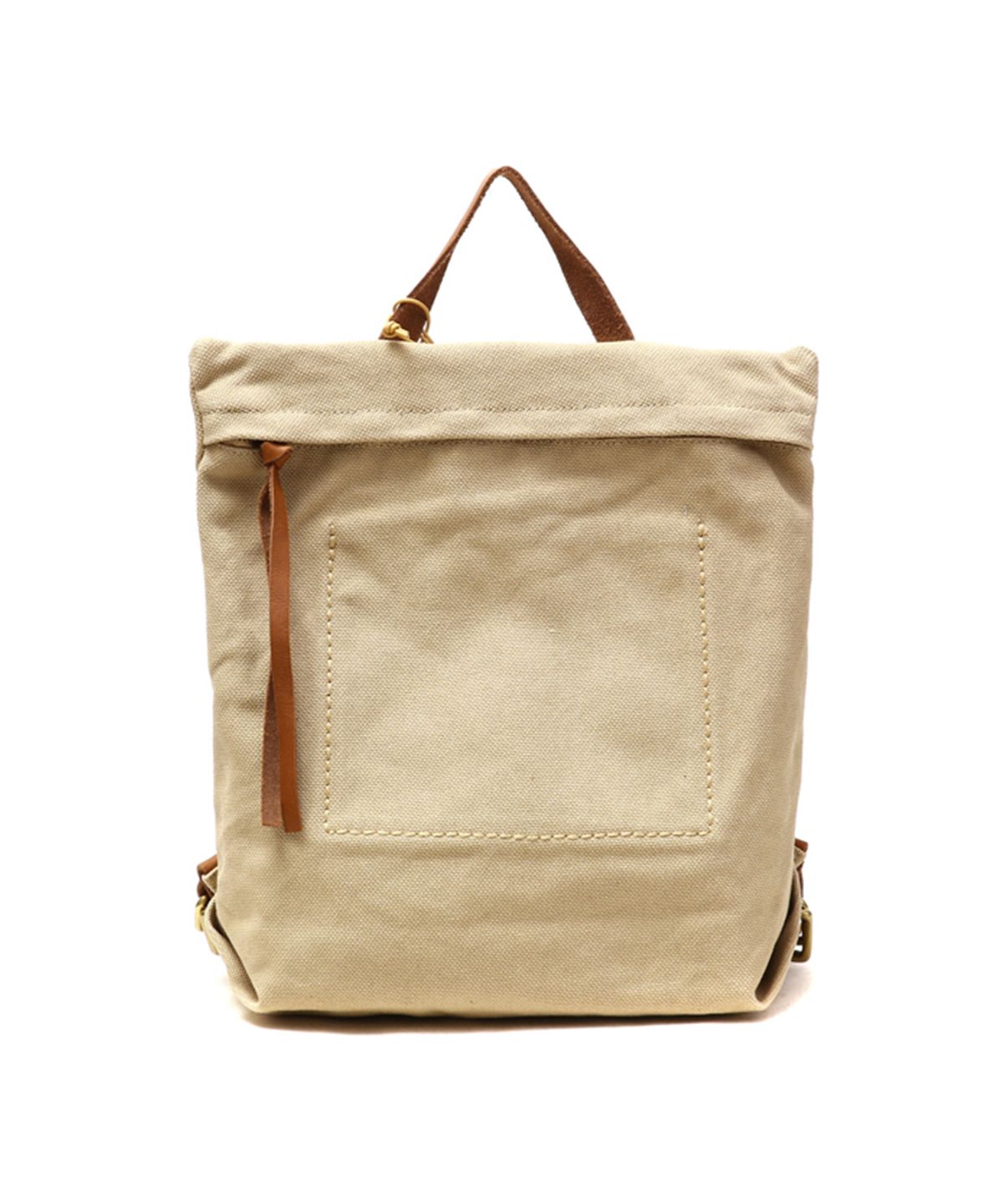 포디어웍스(4DEAWORKS) Canvas square backpack  (4colors)