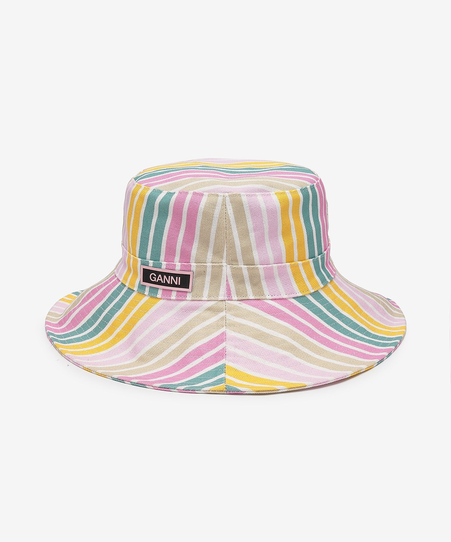 【GANNI】 A4773999 STRIPE RECYCLED TECH BUCKET HAT MUSINSA | GANNI Stripe Recycle Tech Bucket Hat - Multi-Color
