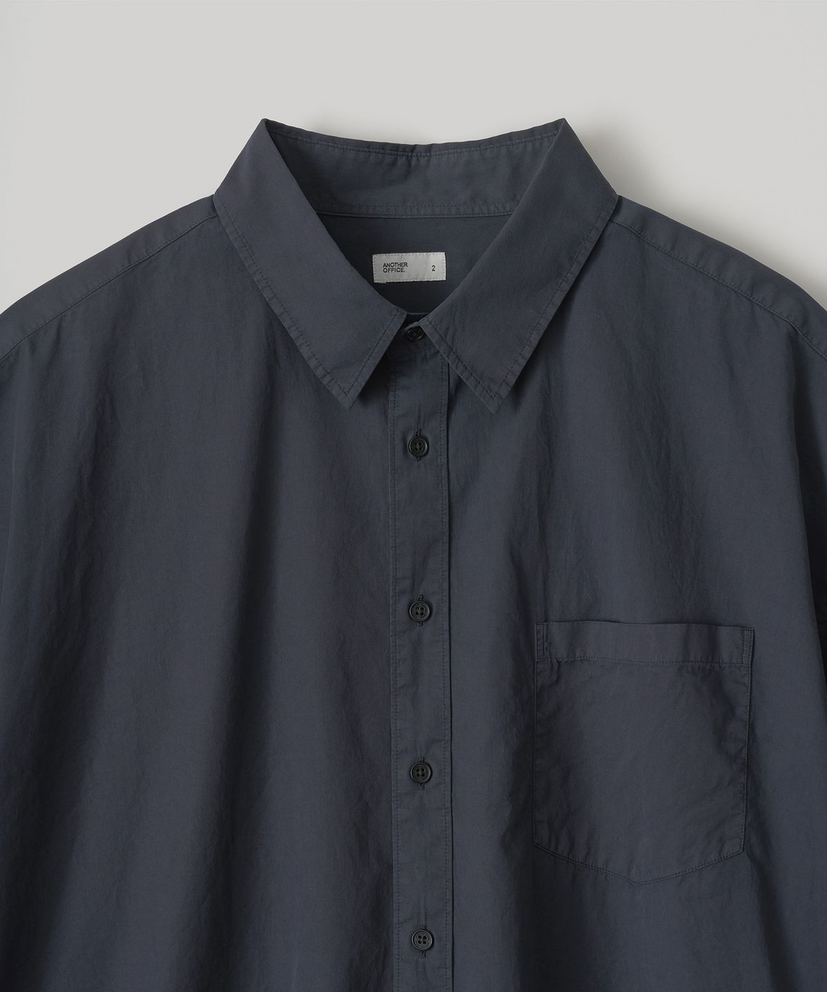 어나더 오피스(ANOTHER OFFICE) Huge Garment Shirt (Indigo)