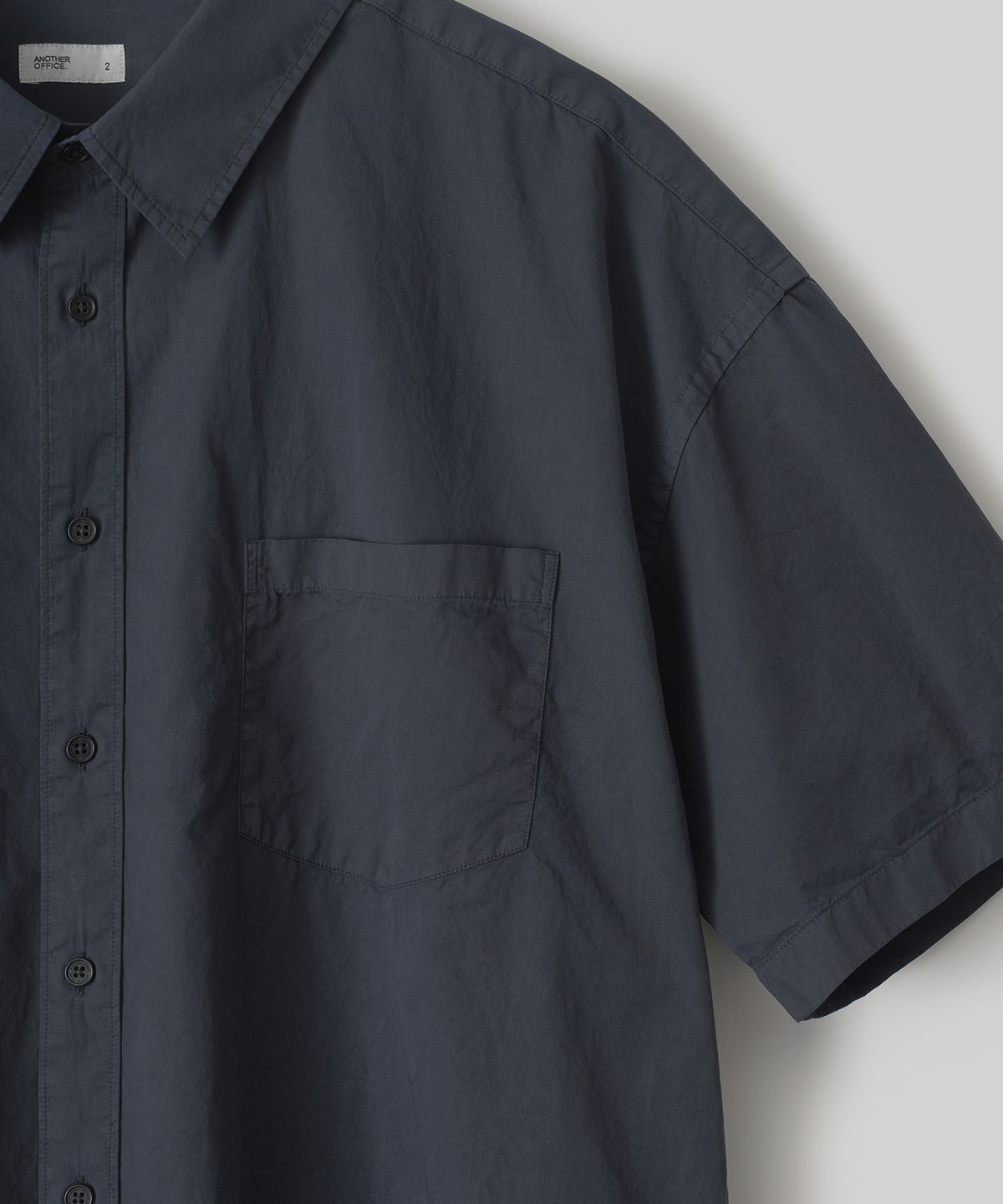 어나더 오피스(ANOTHER OFFICE) Huge Garment Shirt (Indigo)