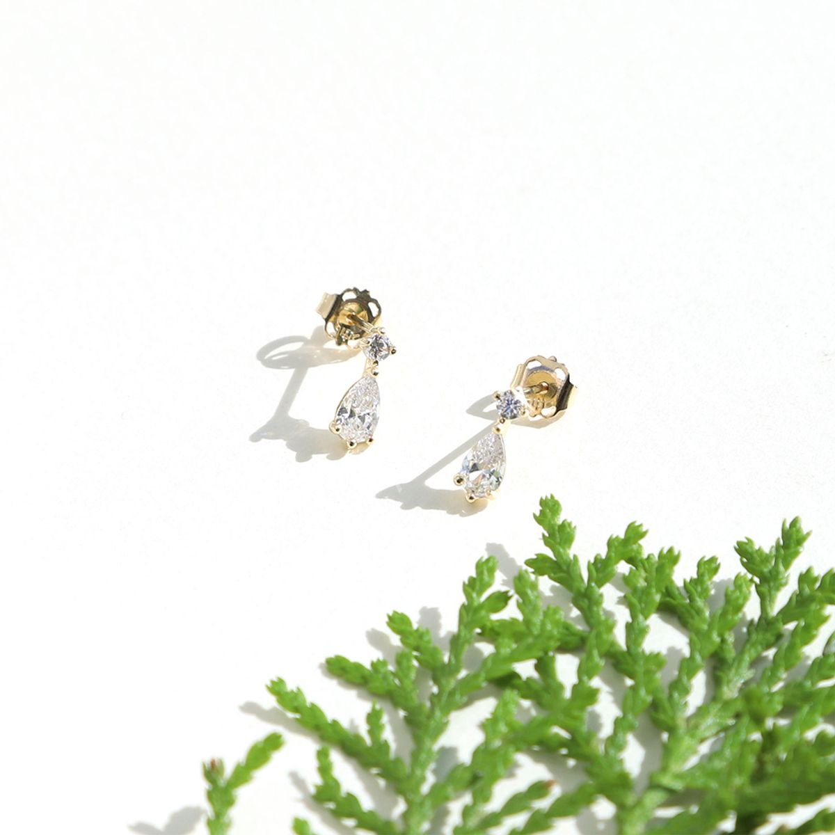 폴브리알(PAUL BRIAL) 14K 워터 드롭 귀걸이 PFGE0009