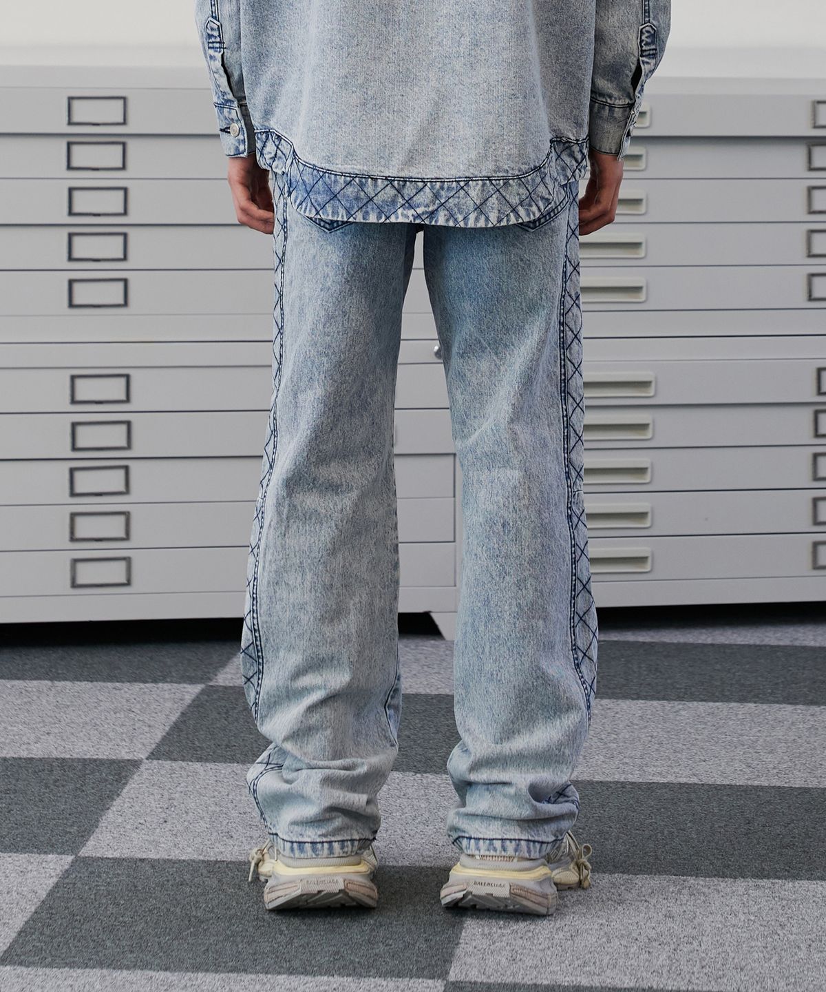 디메이든(DEMADEN) NAPALAKA DENIM PANTS ICE