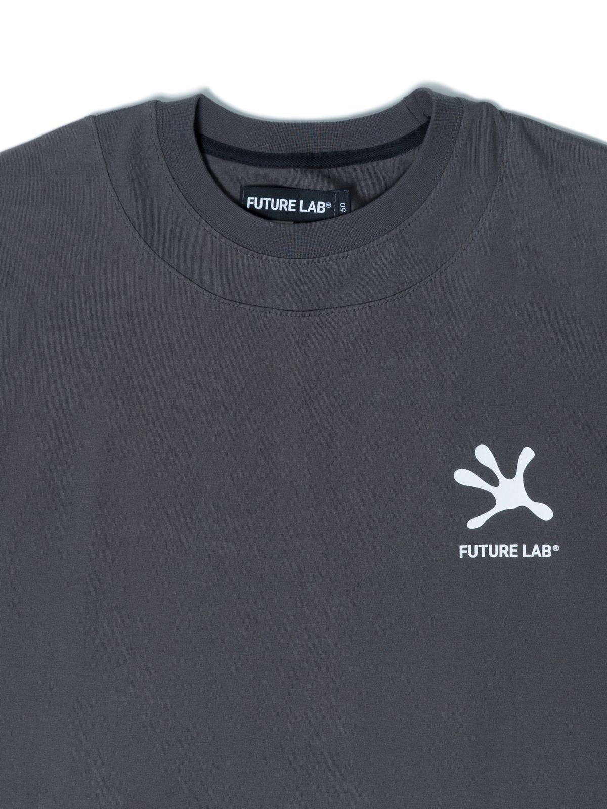 퓨처랩(FUTURE LAB) SPLIT T SHIRTS - CHARCOAL
