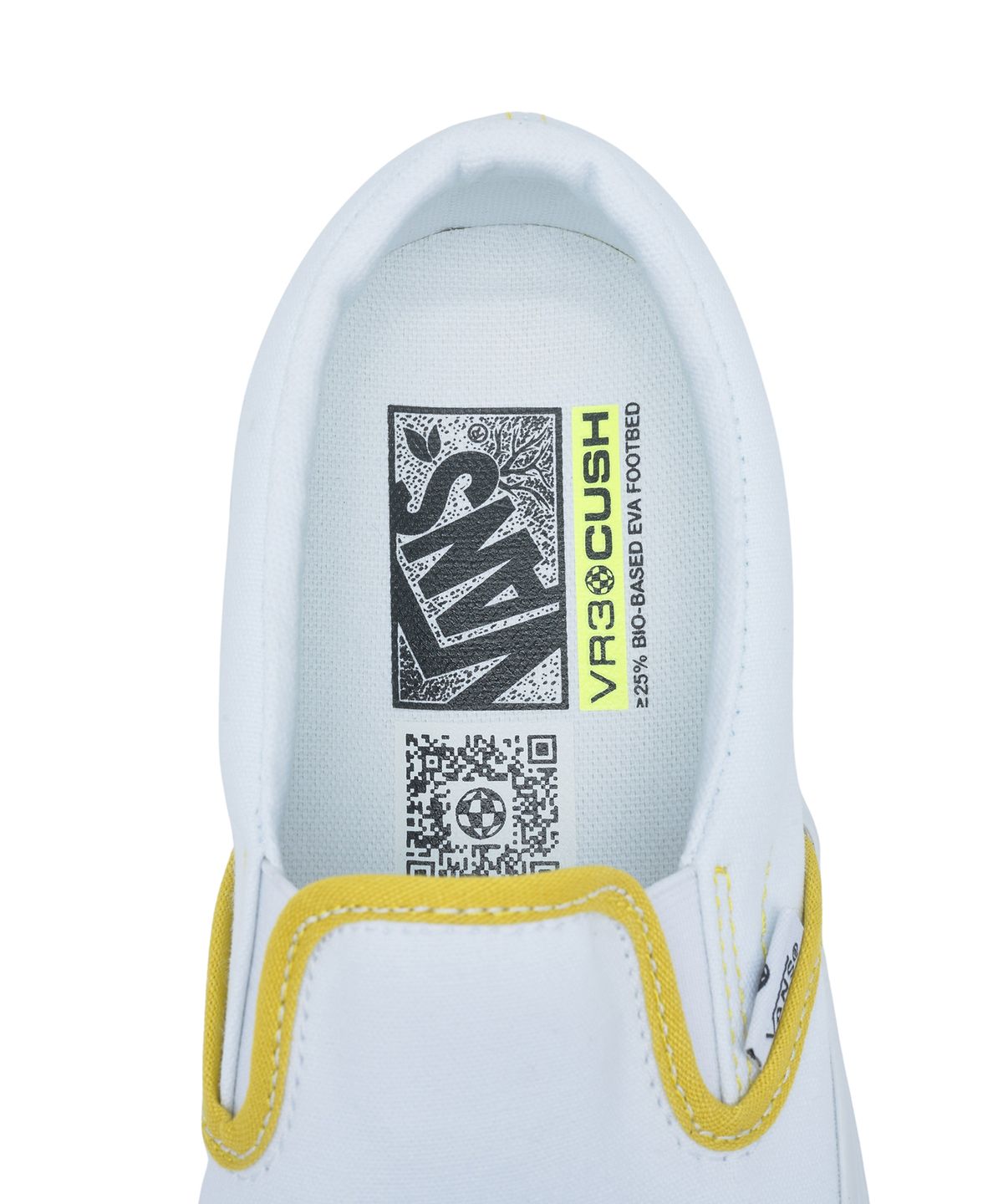 반스(VANS) 슬립온 VR3 - (팝) 옐로우:트루 화이트 / VN0007NCU4L1