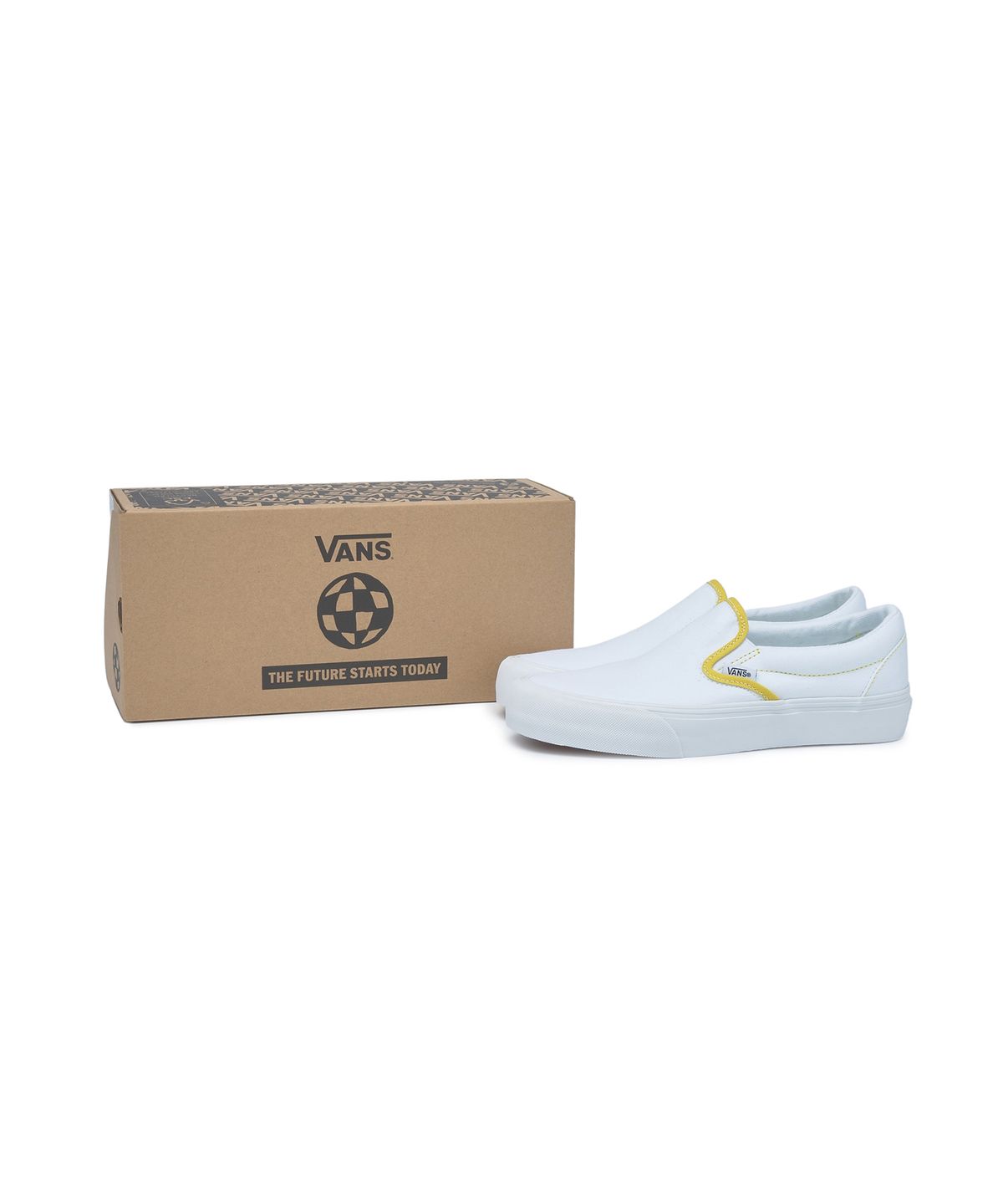 반스(VANS) 슬립온 VR3 - (팝) 옐로우:트루 화이트 / VN0007NCU4L1