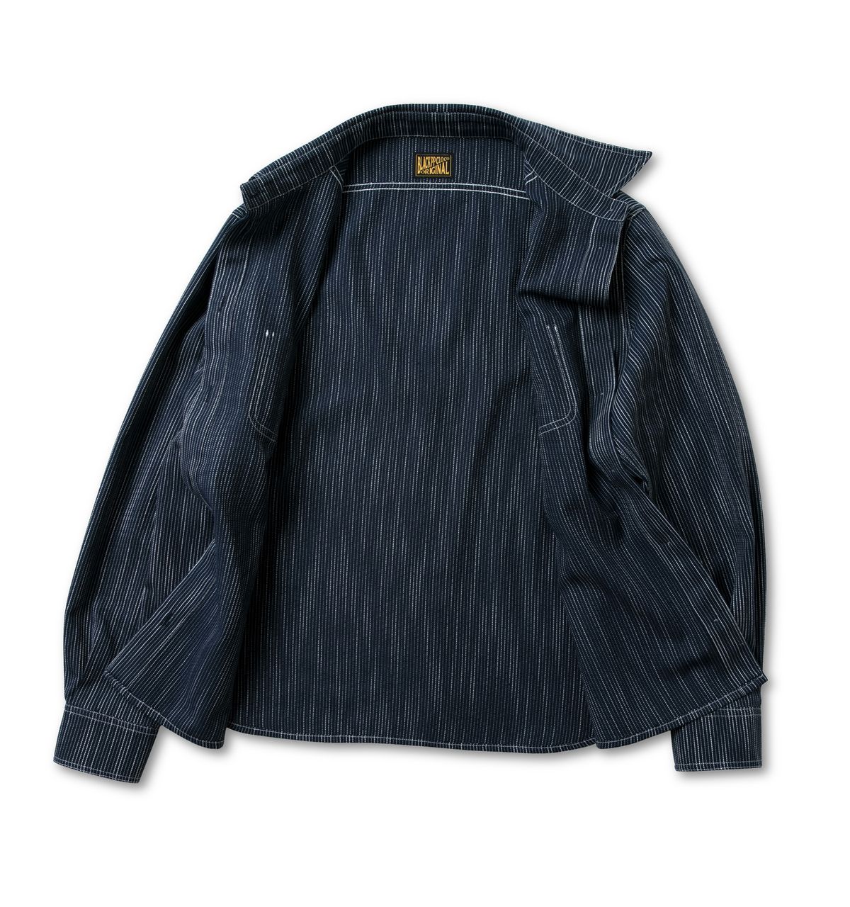 블랙피피(BLACKPP) BLACK PP Yarn Dyed Fabric Classic Stitch Stripe Shirts