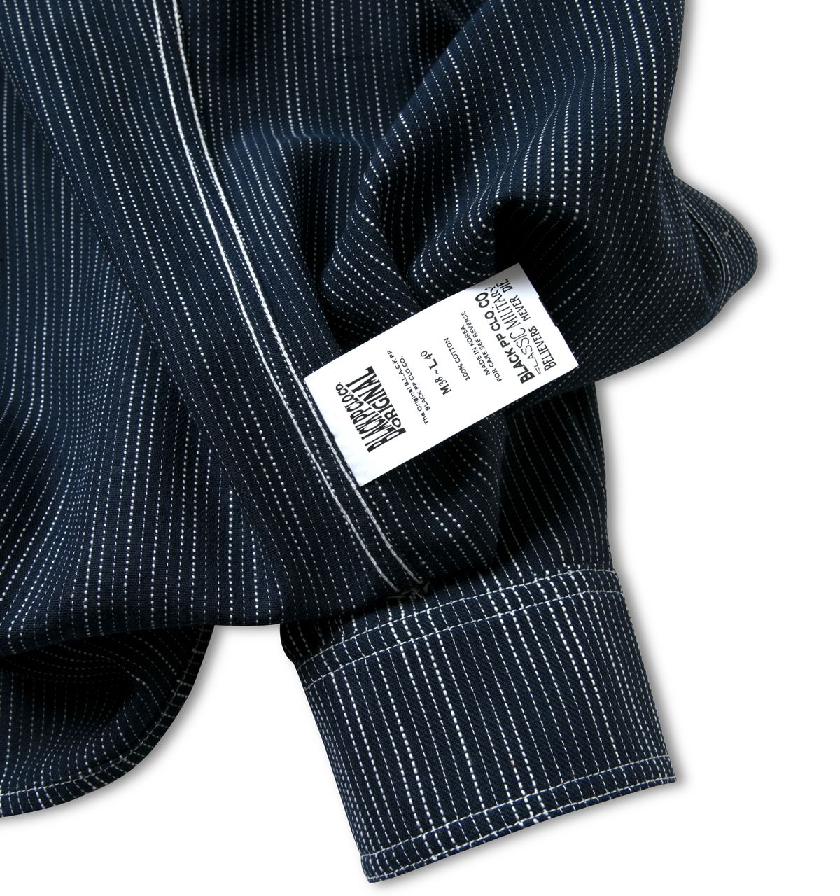 블랙피피(BLACKPP) BLACK PP Yarn Dyed Fabric Classic Stitch Stripe Shirts