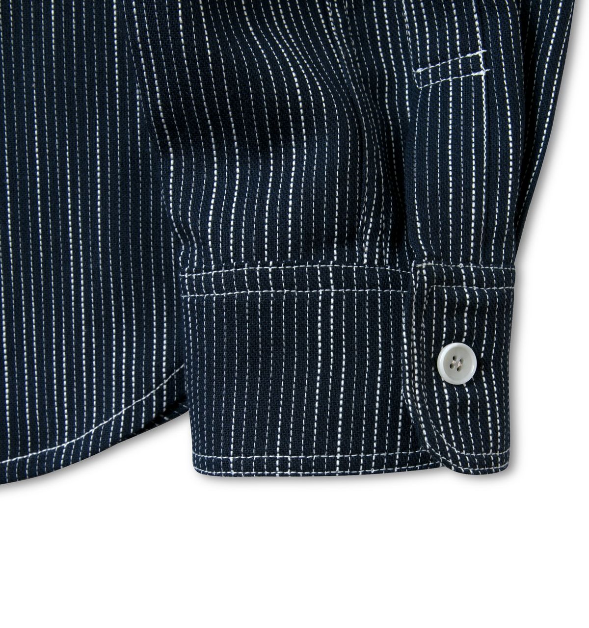블랙피피(BLACKPP) BLACK PP Yarn Dyed Fabric Classic Stitch Stripe Shirts