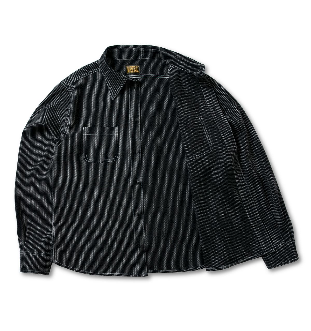 블랙피피(BLACKPP) BLACK PP Yarn Dyed Fabric Classic Stitch Stripe Shirts