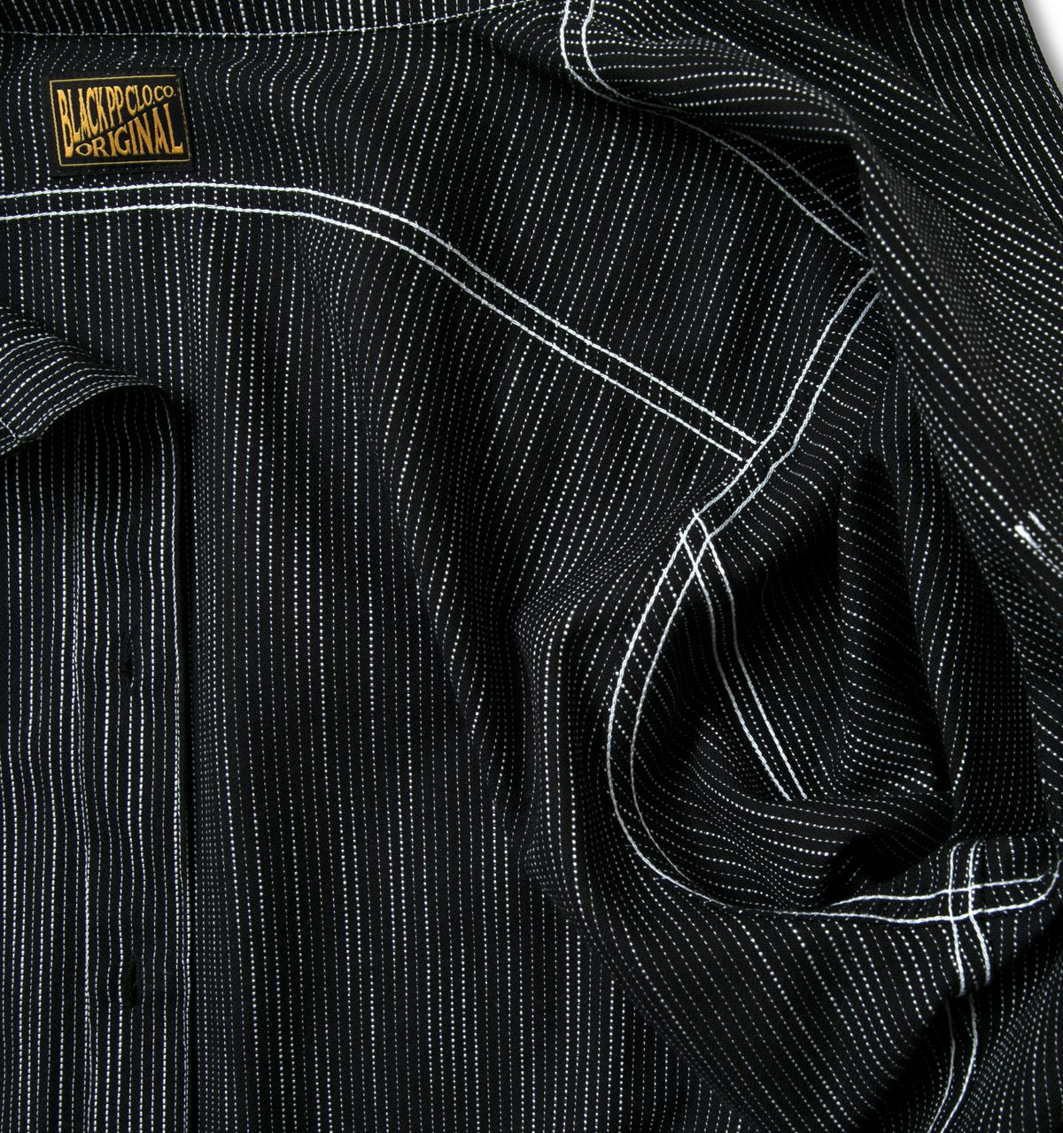블랙피피(BLACKPP) BLACK PP Yarn Dyed Fabric Classic Stitch Stripe Shirts
