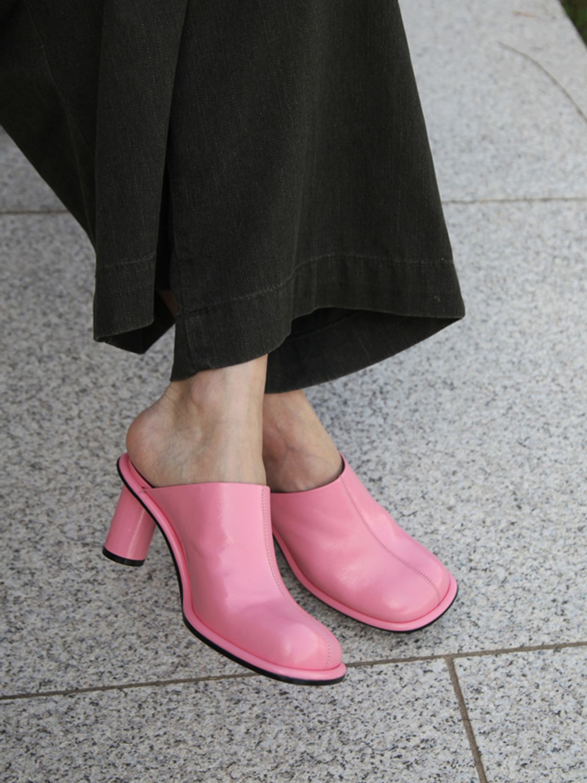 블랑수블랑(BLANC SUR BLANC) 쥴리뮬 핑크