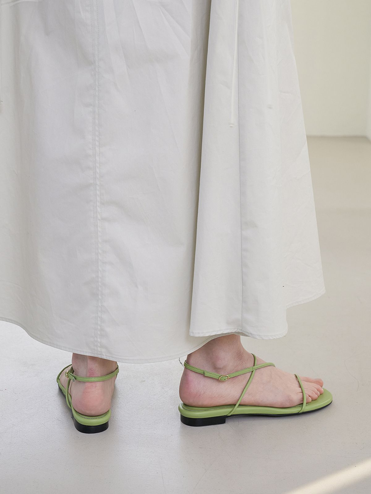 블랑수블랑(BLANC SUR BLANC) 메이샌들 라임