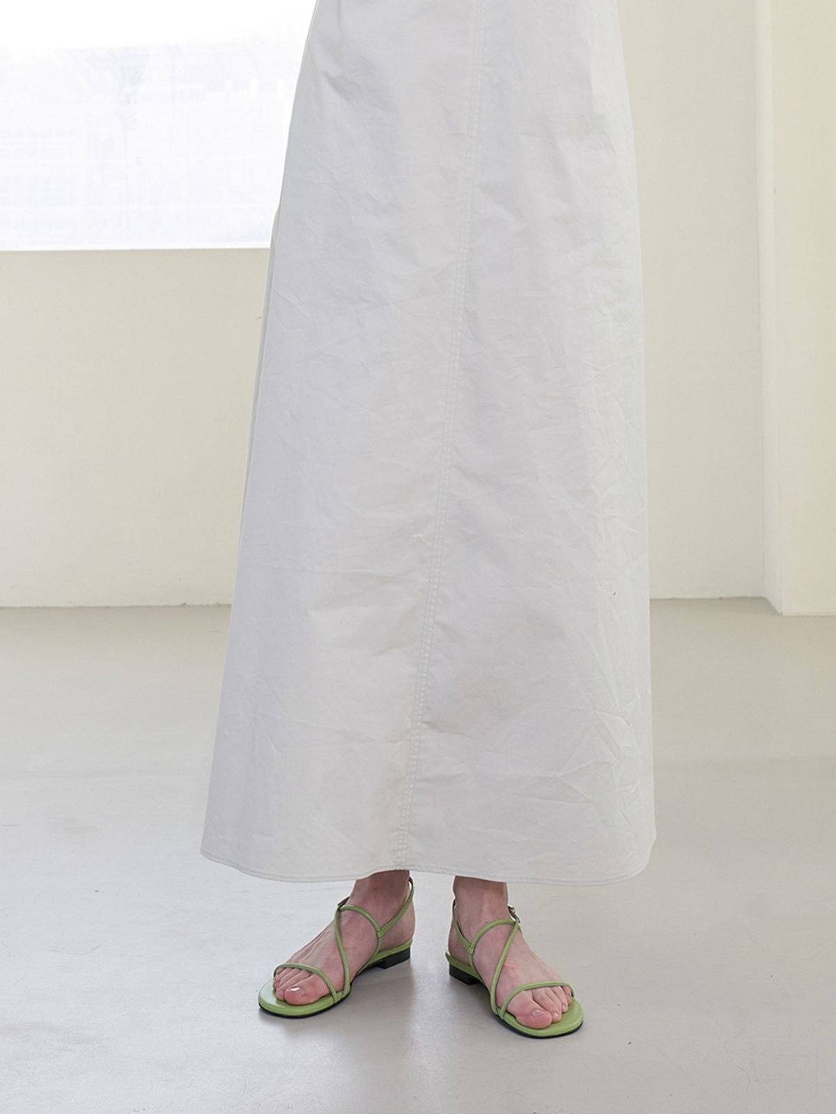 블랑수블랑(BLANC SUR BLANC) 메이샌들 라임