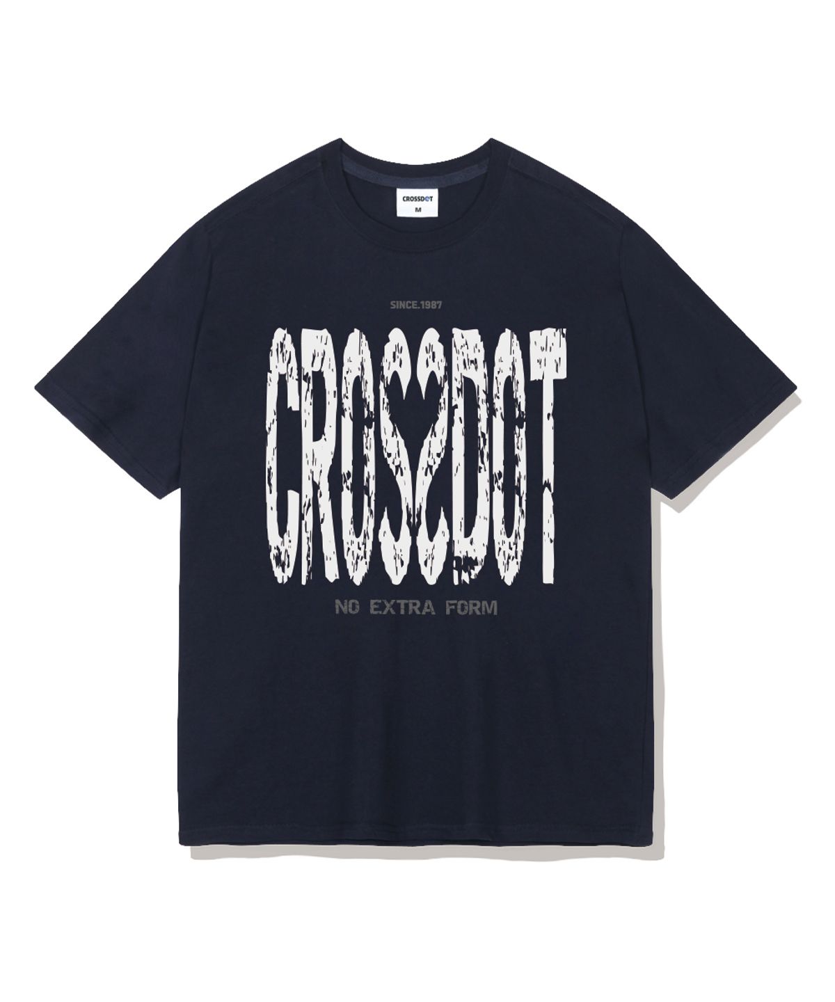 크로스닷(CROSSDOT) 타이포그래픽 오버핏 반팔티셔츠 4 Color [CRSE_1008]