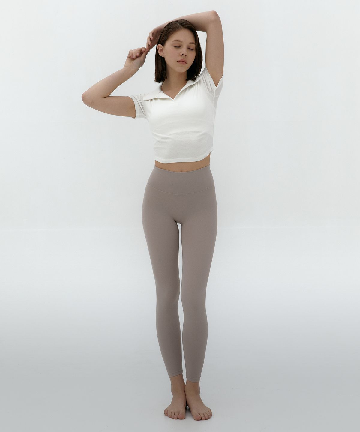 콘치웨어(CONCHWEAR) 오픈카라 베이직 골지티 (6color)