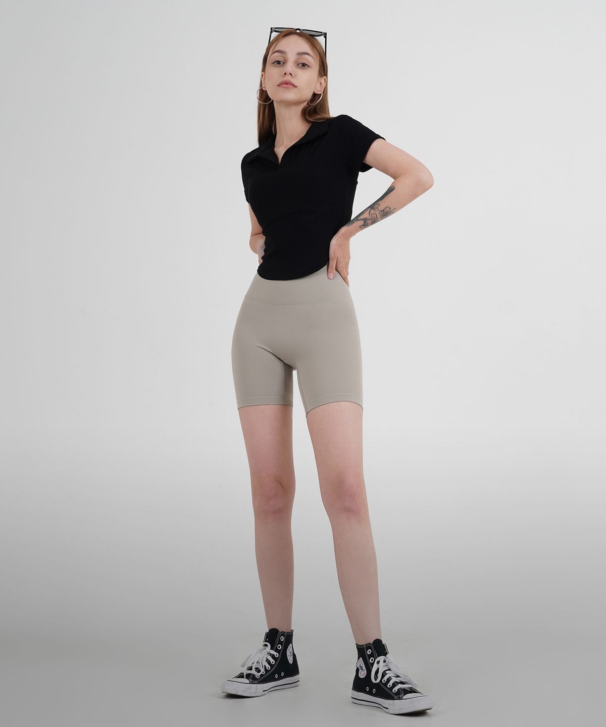 콘치웨어(CONCHWEAR) 오픈카라 베이직 골지티 (6color)