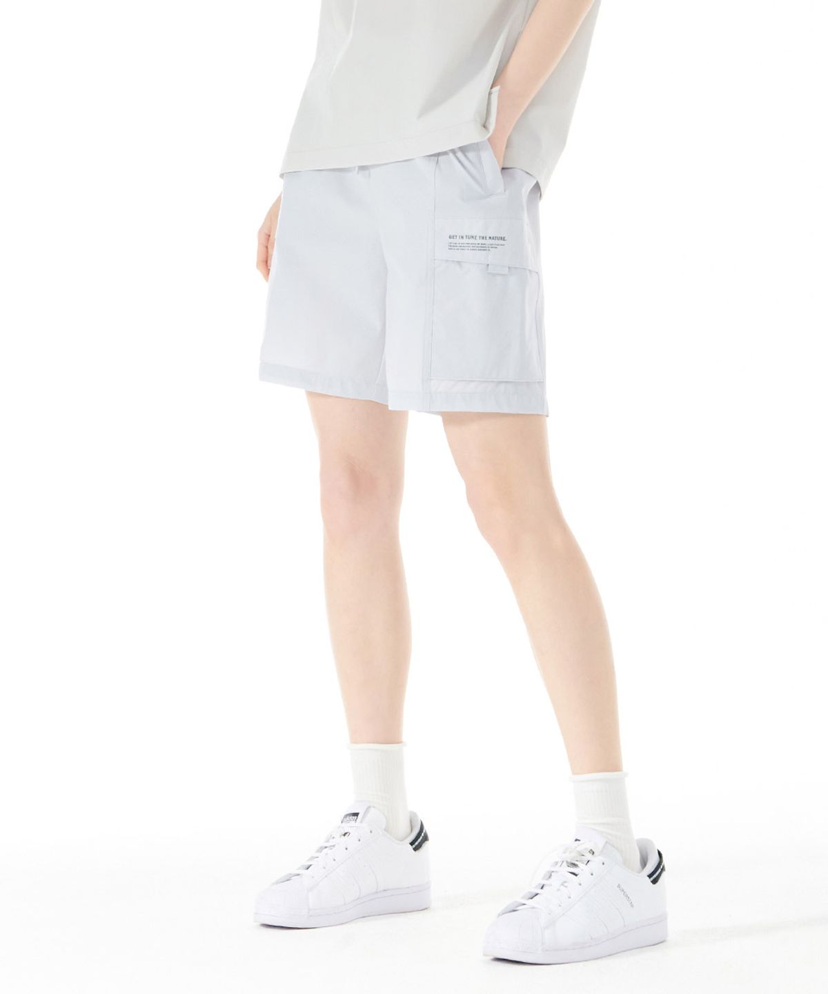 체이스컬트(CHASECULT) 공용 스트레치 포켓 반바지-CCRU2523E02