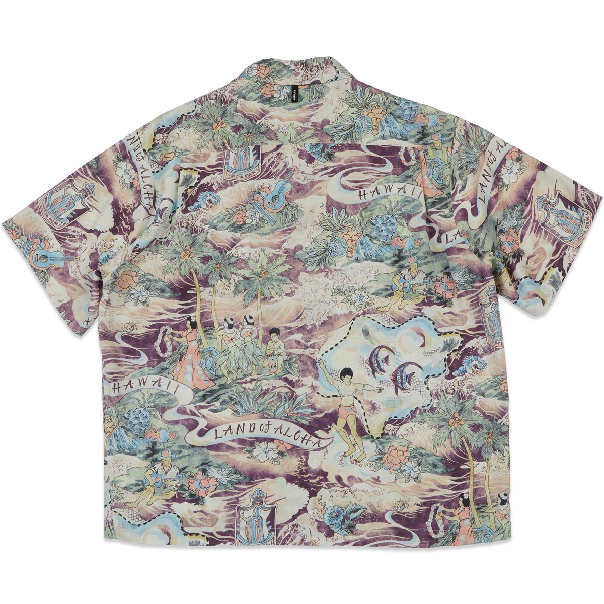 디아프바인(DIAFVINE) DV.LOT 684 LAND OF ALOHA shirt -Purple-