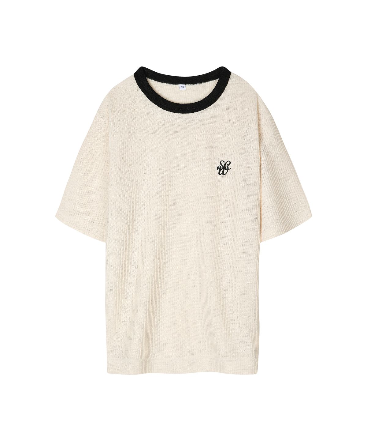 유니드가먼츠(YOUNEEDGARMENTS) 니티드 라운지 크루넥 (옐로우아이보리)