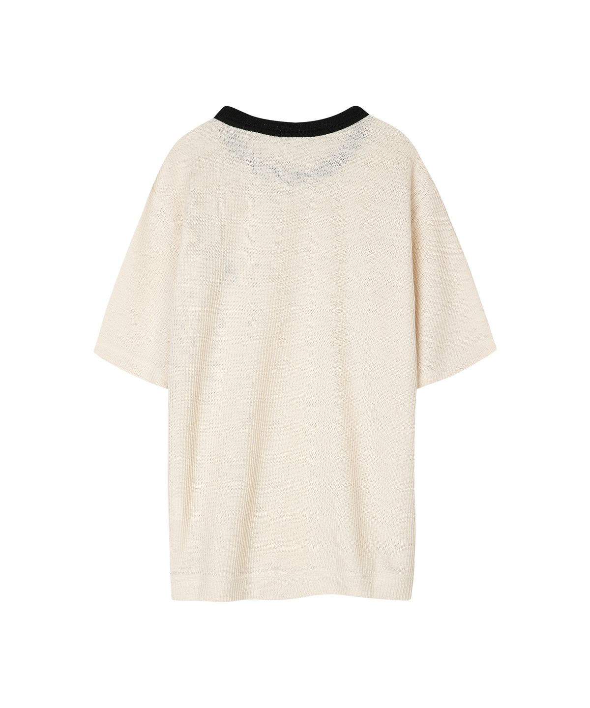 유니드가먼츠(YOUNEEDGARMENTS) 니티드 라운지 크루넥 (옐로우아이보리)