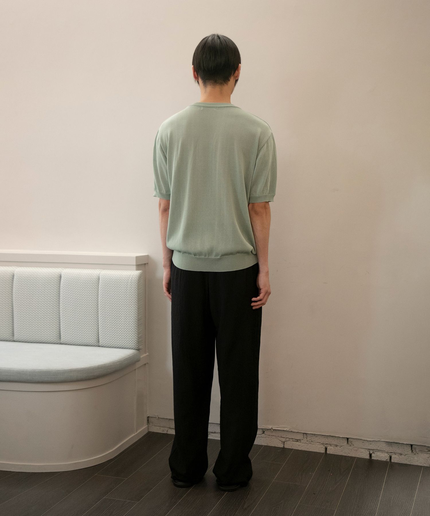 【BAON】Theming Summer Span Banding Slacks Workers's Cotton Twill Drawstring Pants – Merz b. Schwanen