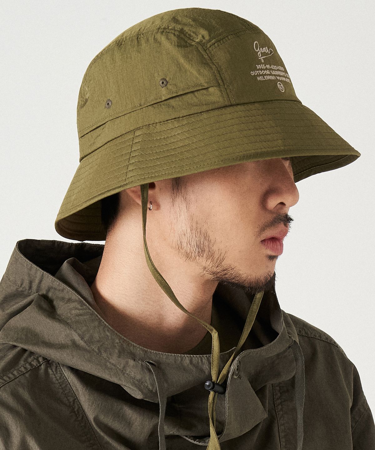 힐리먼트(HELEMENT) 포레스트 UV 메쉬 버킷(KHAKI)