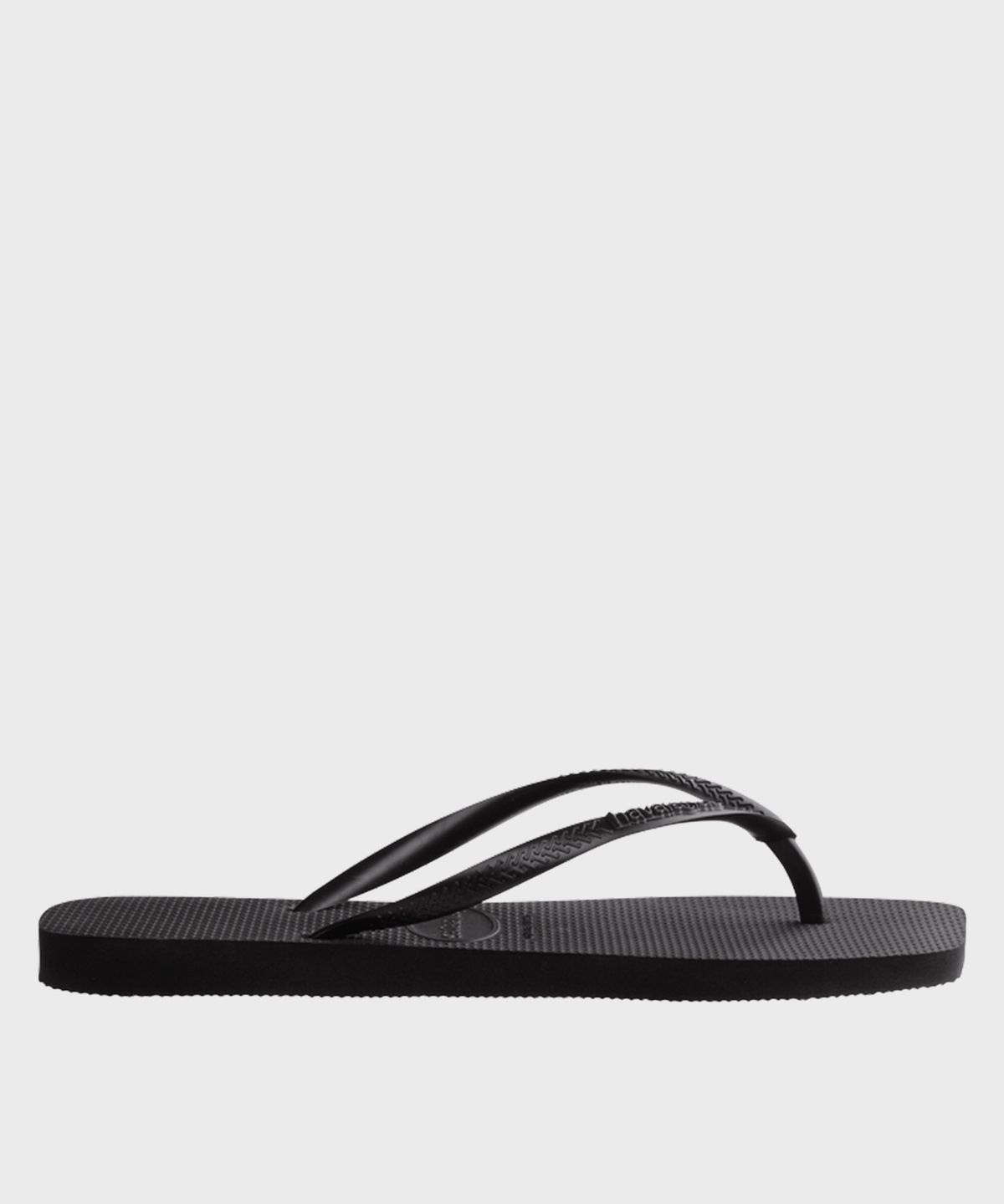 하바이아나스(HAVAIANAS) 슬림 스퀘어 플립플랍 Black