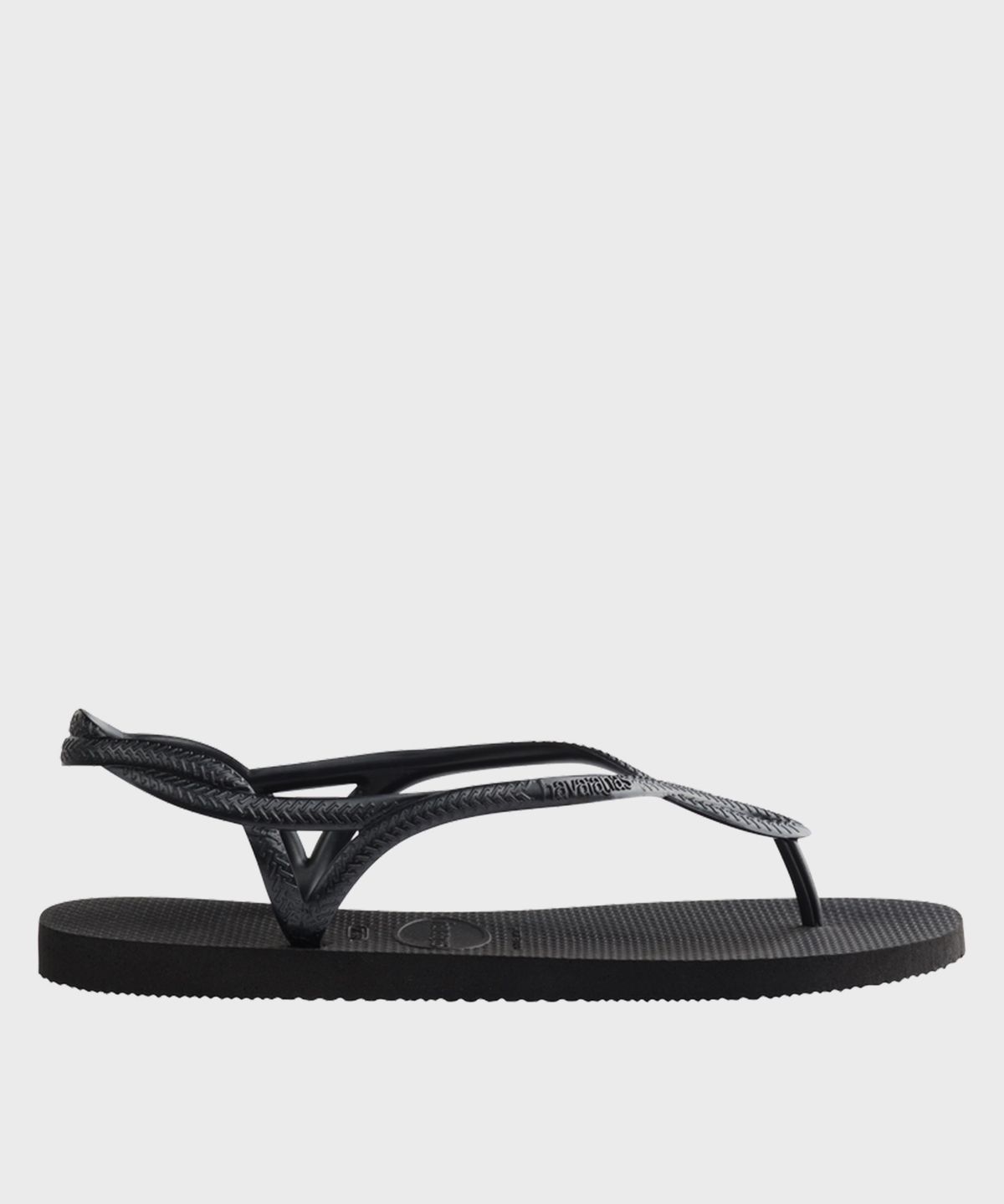 하바이아나스(HAVAIANAS) 루나 쪼리 샌들 Black