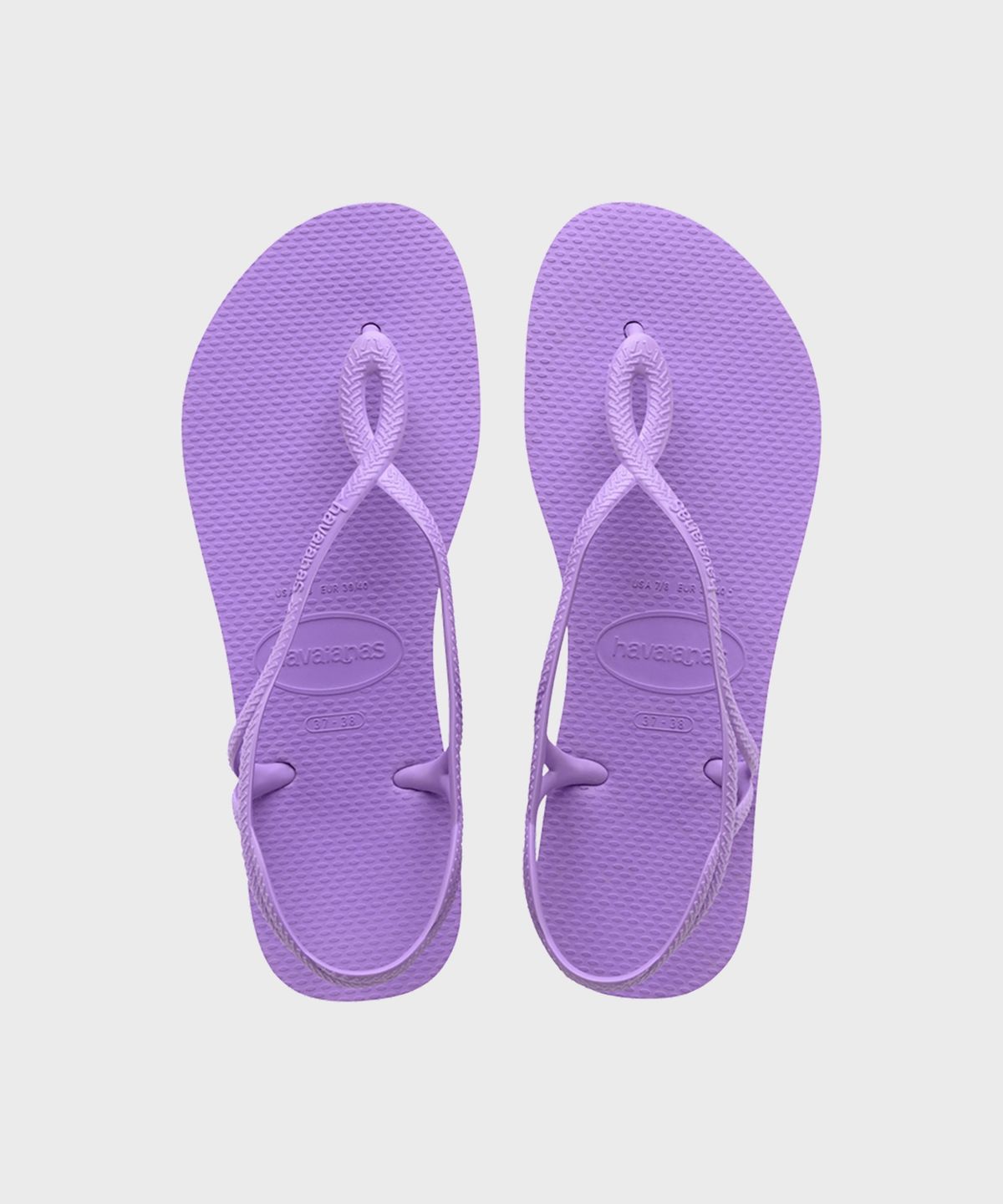 하바이아나스(HAVAIANAS) 루나 쪼리 샌들 Prisma Purple