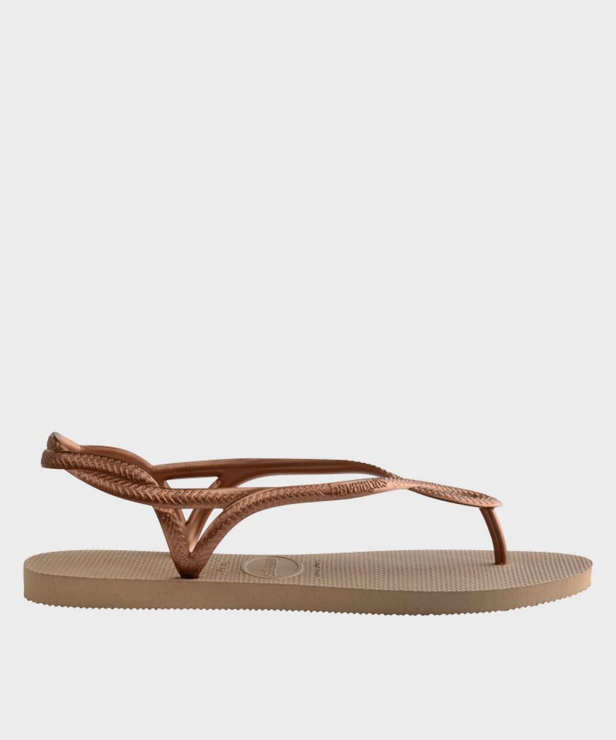하바이아나스(HAVAIANAS) 루나 쪼리 샌들 Rose Gold