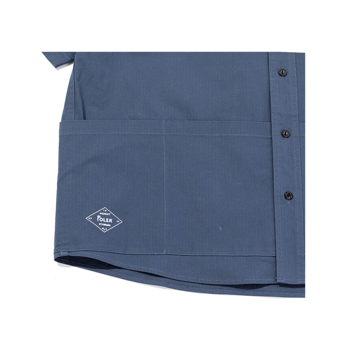 폴러스터프(POLERSTUFF) 스트레치 멀티 포켓 릴렉스핏 셔츠 NAVY