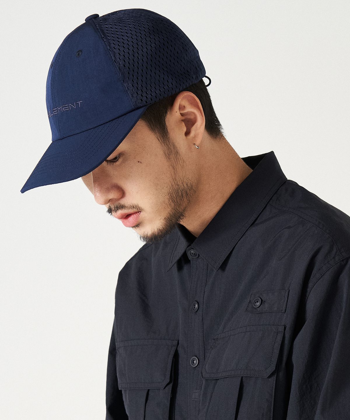 힐리먼트(HELEMENT) 플렉서블 메쉬 볼캡 (Navy)