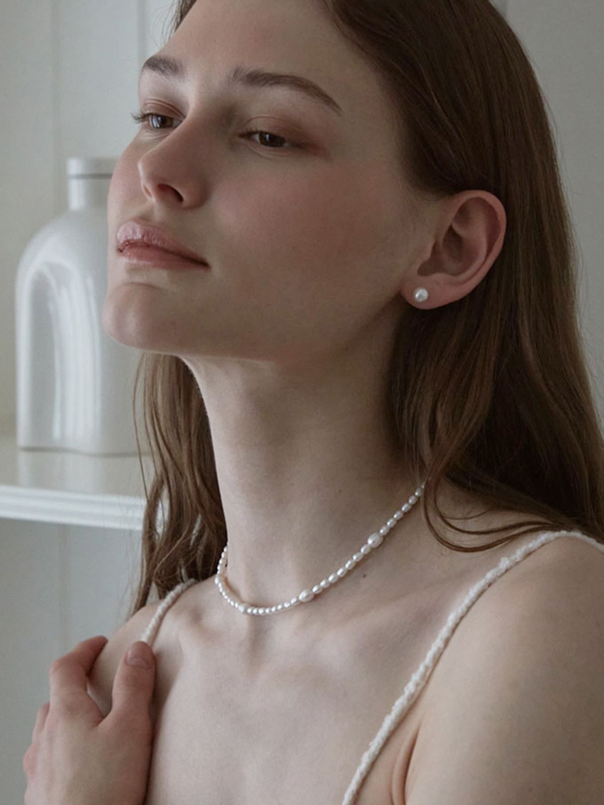 마나에트(MANAET) 6mm Pearl Stud E