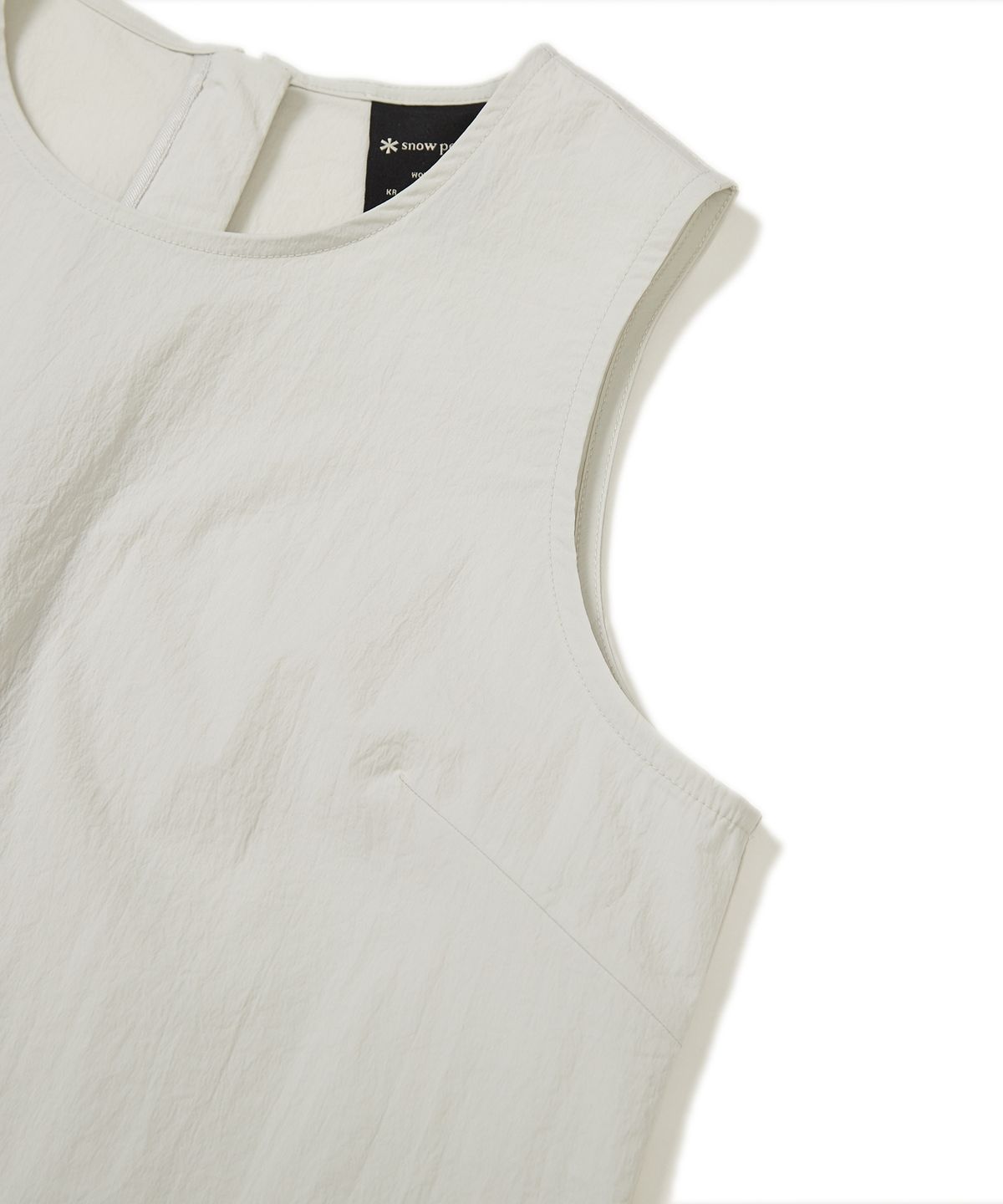 스노우피크 어패럴(SNOWPEAK APPAREL) 루트 우먼스 백지퍼 나시 Light Beige (S23MWRST21)
