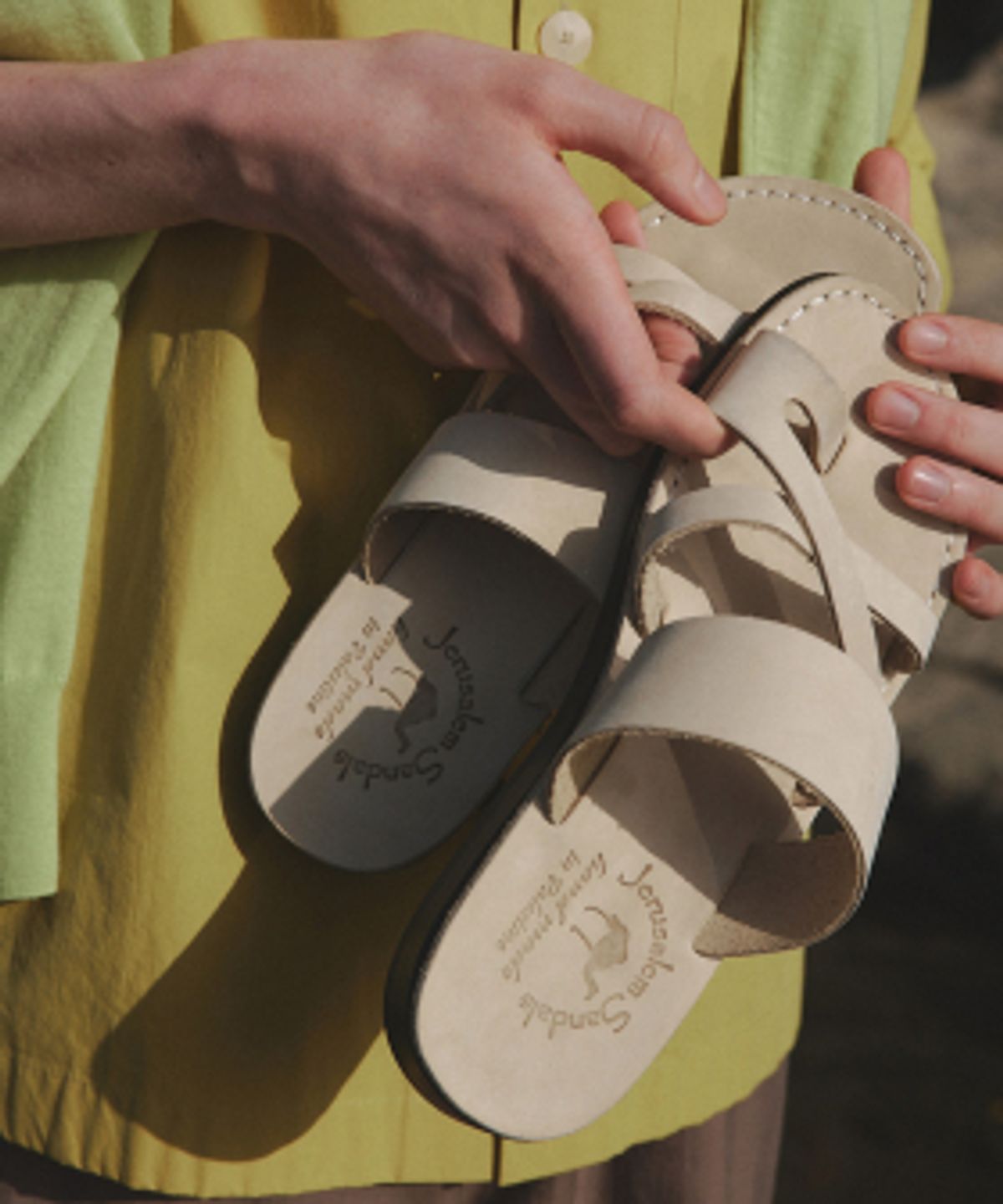 예루살렘 샌들(JERUSALEM SANDALS) 8NN THE GOOD SHEPHERD-WHITE NUBUCK (더 굿 셰퍼드 누벅)