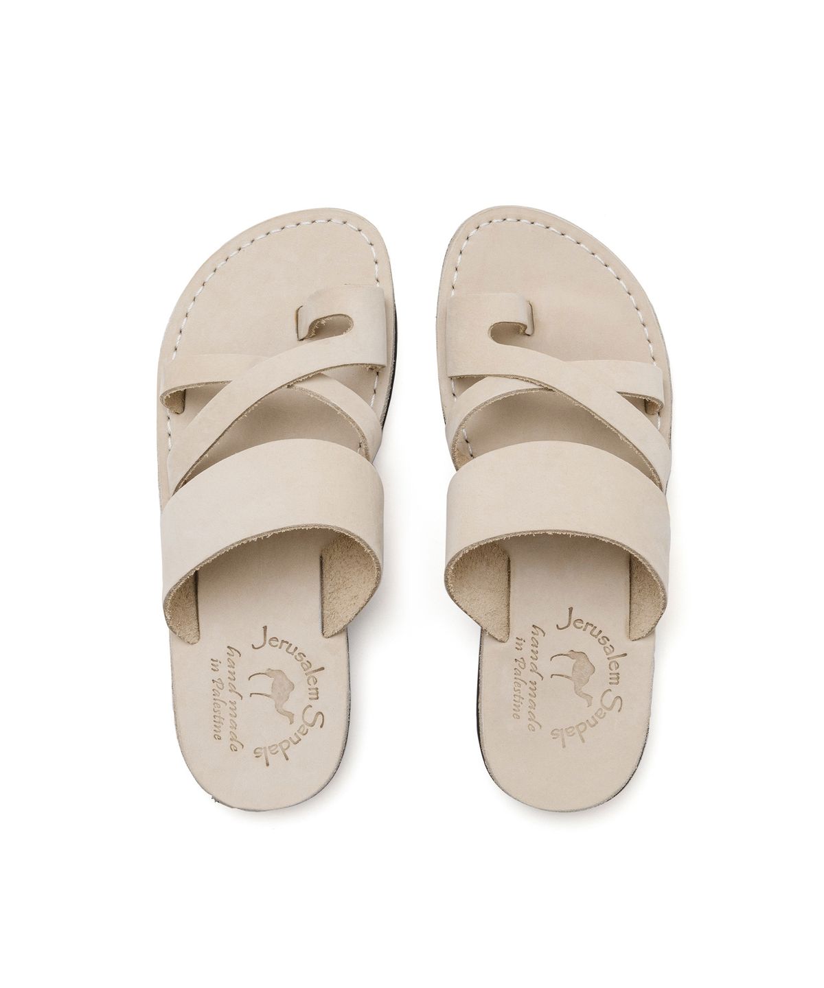 예루살렘 샌들(JERUSALEM SANDALS) 8NN THE GOOD SHEPHERD-WHITE NUBUCK (더 굿 셰퍼드 누벅)