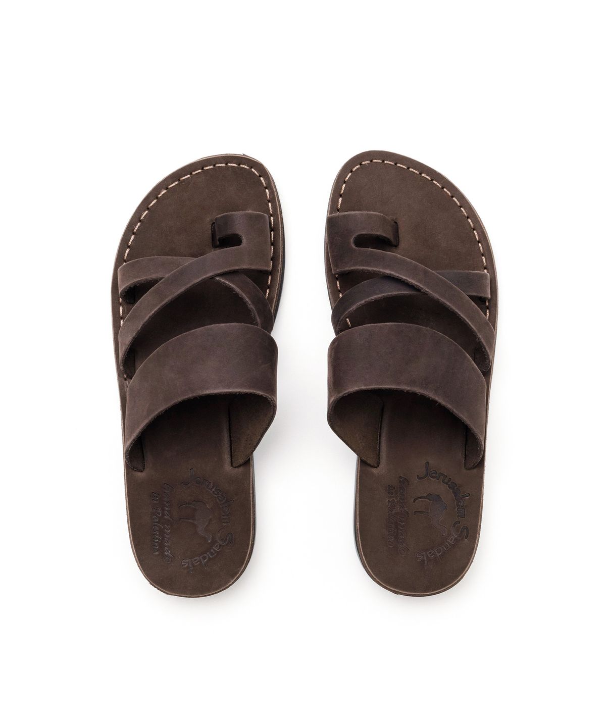 예루살렘 샌들(JERUSALEM SANDALS) 8NN THE GOOD SHEPHERD-BROWN NUBUCK (더 굿 셰퍼드 누벅)