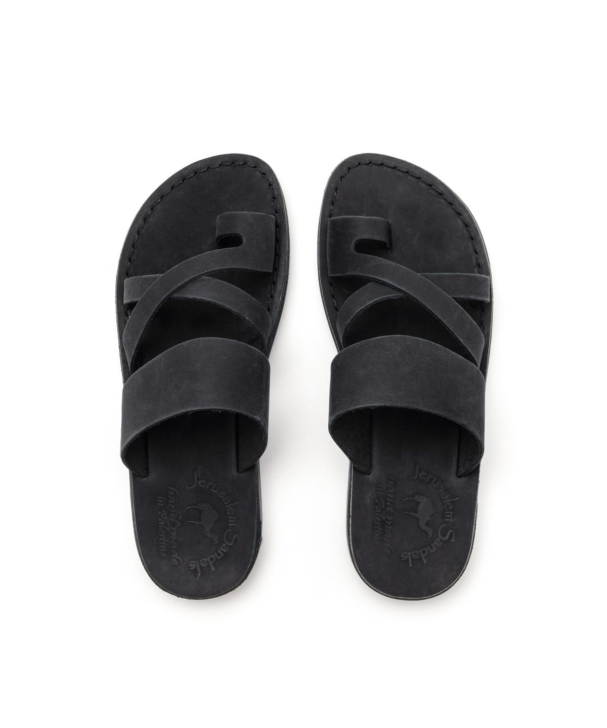 예루살렘 샌들(JERUSALEM SANDALS) 8NN THE GOOD SHEPHERD-BLACK NUBUCK (더 굿 셰퍼드 누벅)