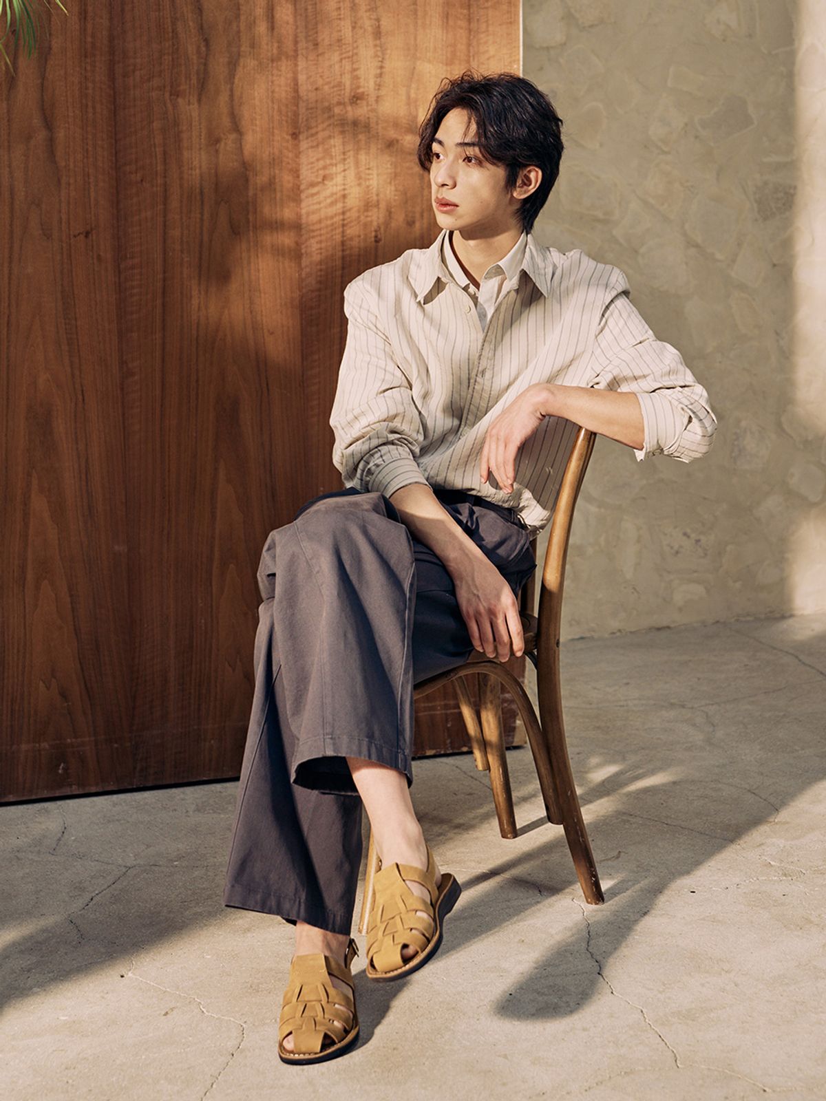 예루살렘 샌들(JERUSALEM SANDALS) 1041N MICHAEL-TAN NUBUCK (미카엘 누벅)