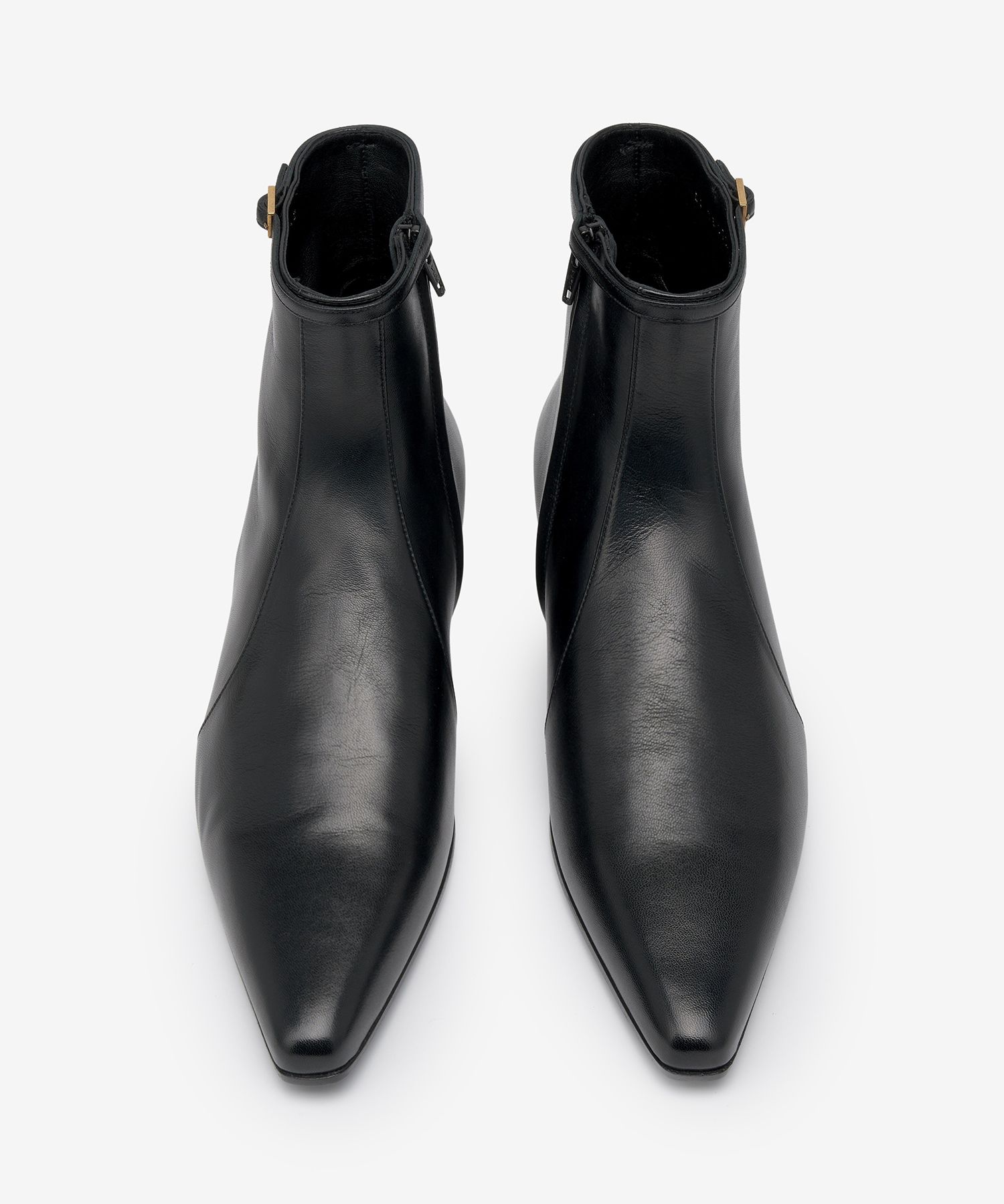 MUSINSA公式 | SAINT LAURENT ARSUN Zipper Boots - Black