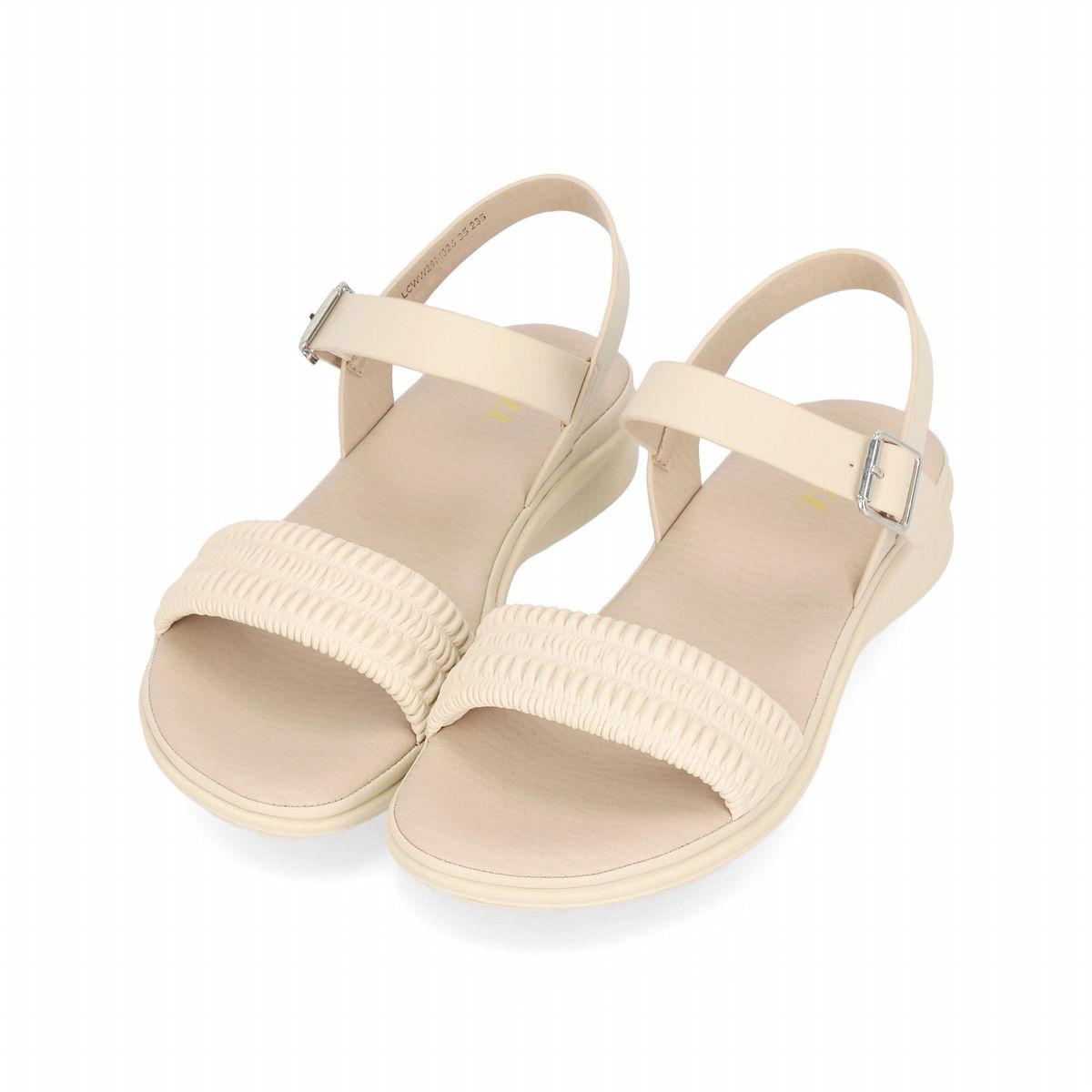 엘칸토(ELCANTO) 마쯔 여성 스크런치 캐주얼 샌들 3.5cm LCWW29M326